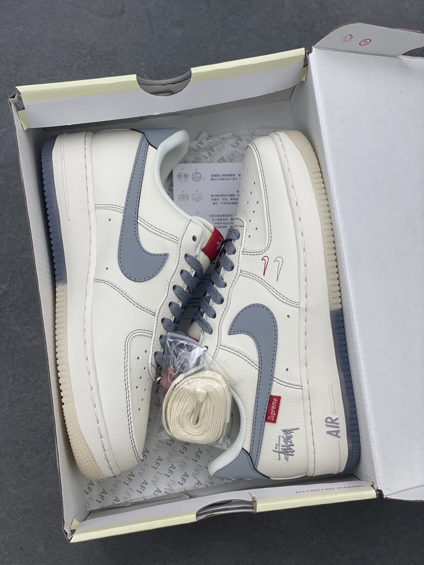 Nike Air Force 1 '07 Low White/Grey Sneakers Limited Edition 10 i1743350748035 1226 0 8