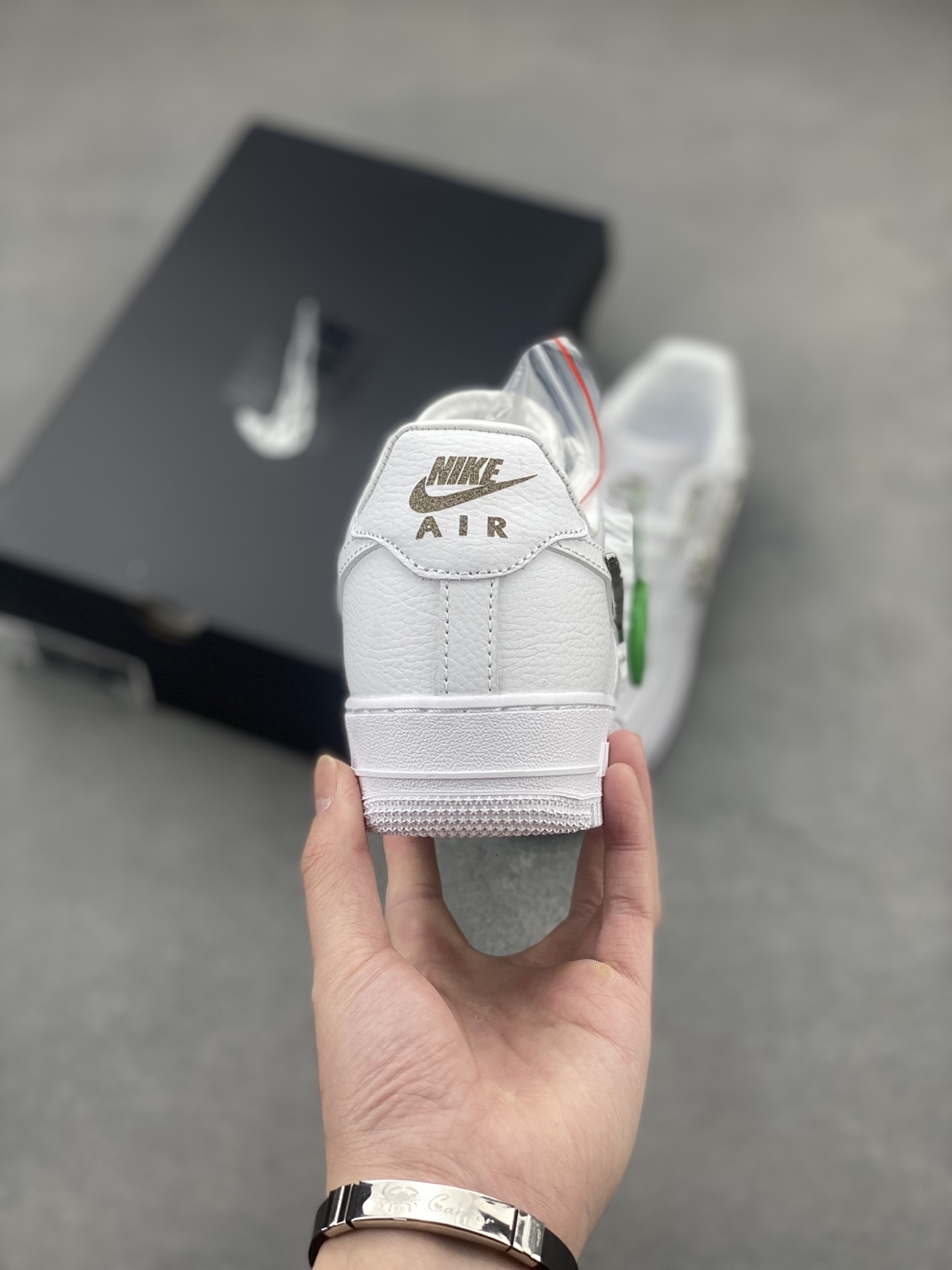 Nike Air Force 1 '07 Low Liquid Metal White Shoes Lifetime Warranty 5 i1743350992497 4831 0 3