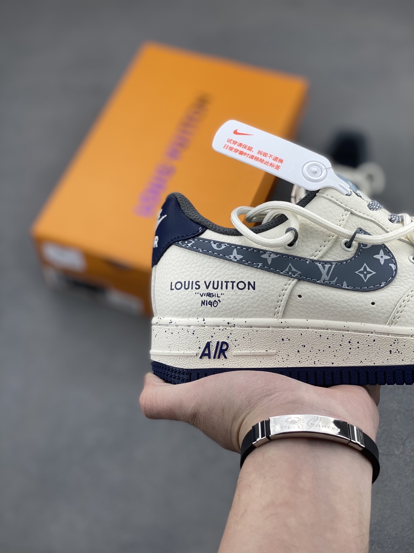 Nike Air Force 1 '07 Low Louis Vuitton Custom Sneakers - Limited Edition 6 i1743538615156 8026 0 4