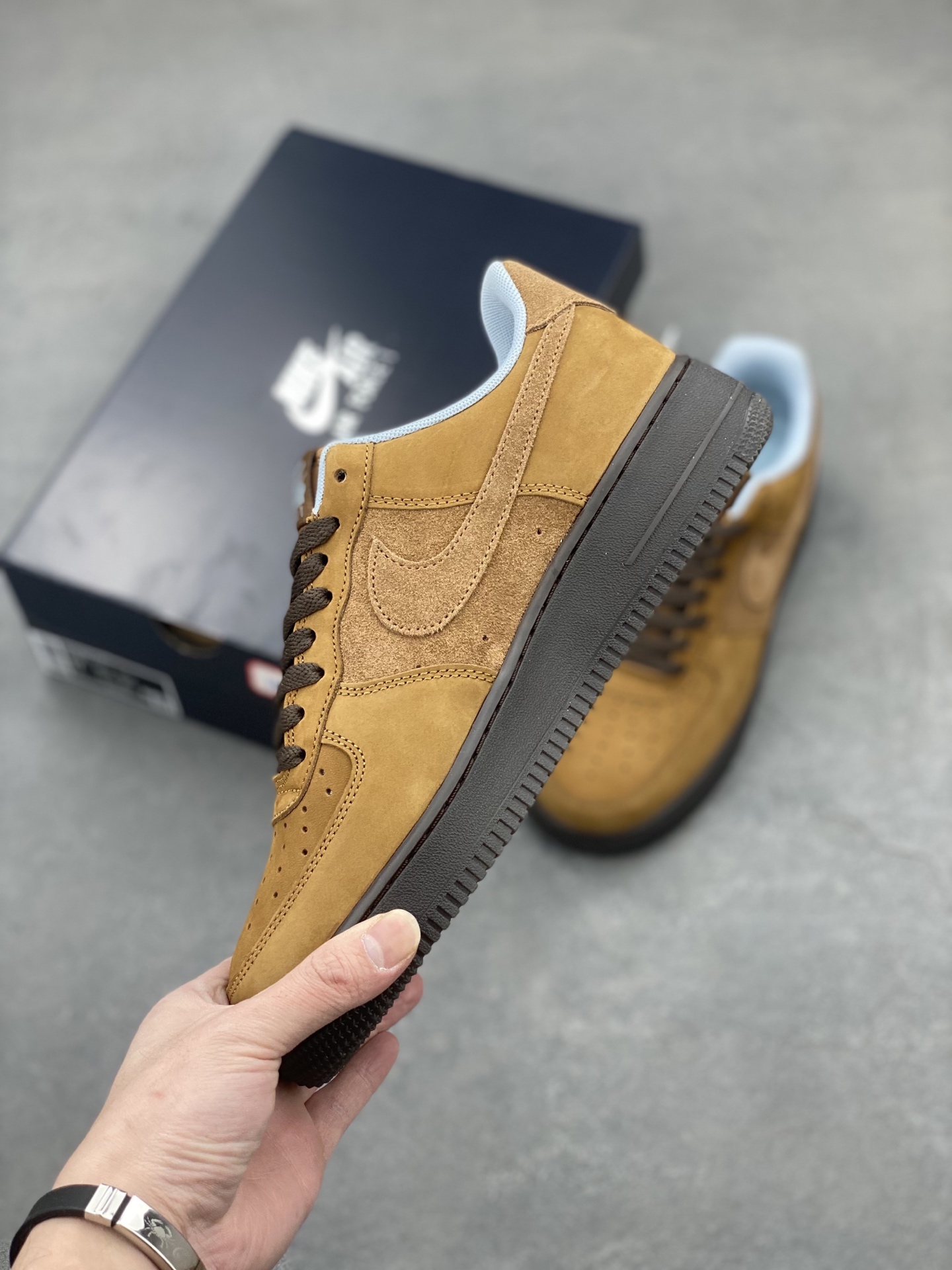 Nike Air Force 1 '07 Low Brown Suede Casual Sneakers IB4617-222 4 i1743538697618 803 0 2