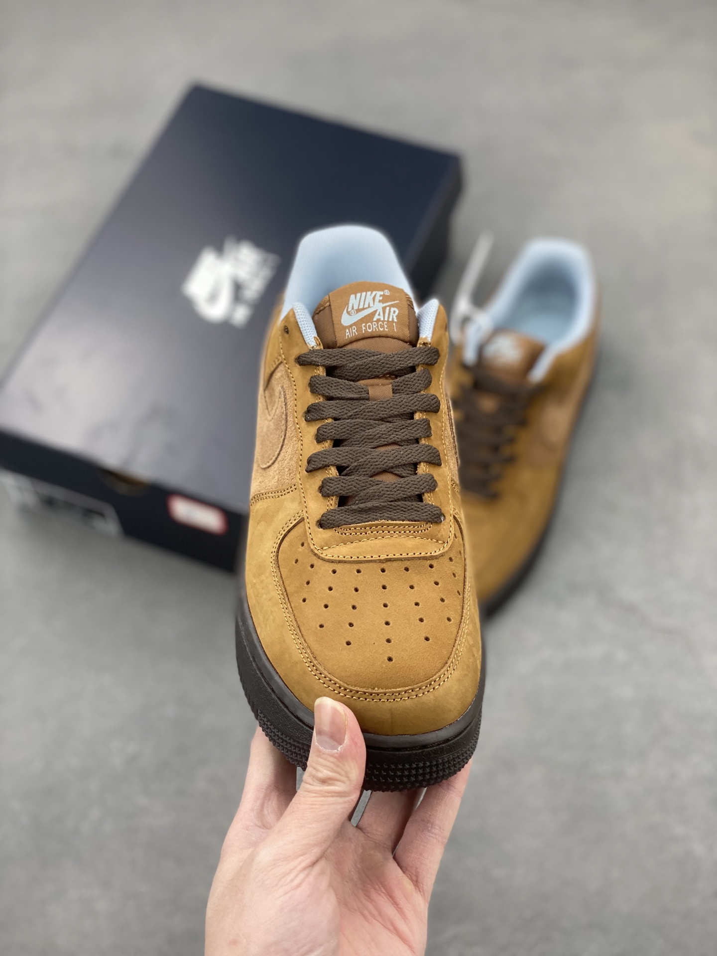 Nike Air Force 1 '07 Low Brown Suede Casual Sneakers IB4617-222 3 i1743538697768 3787 0 1