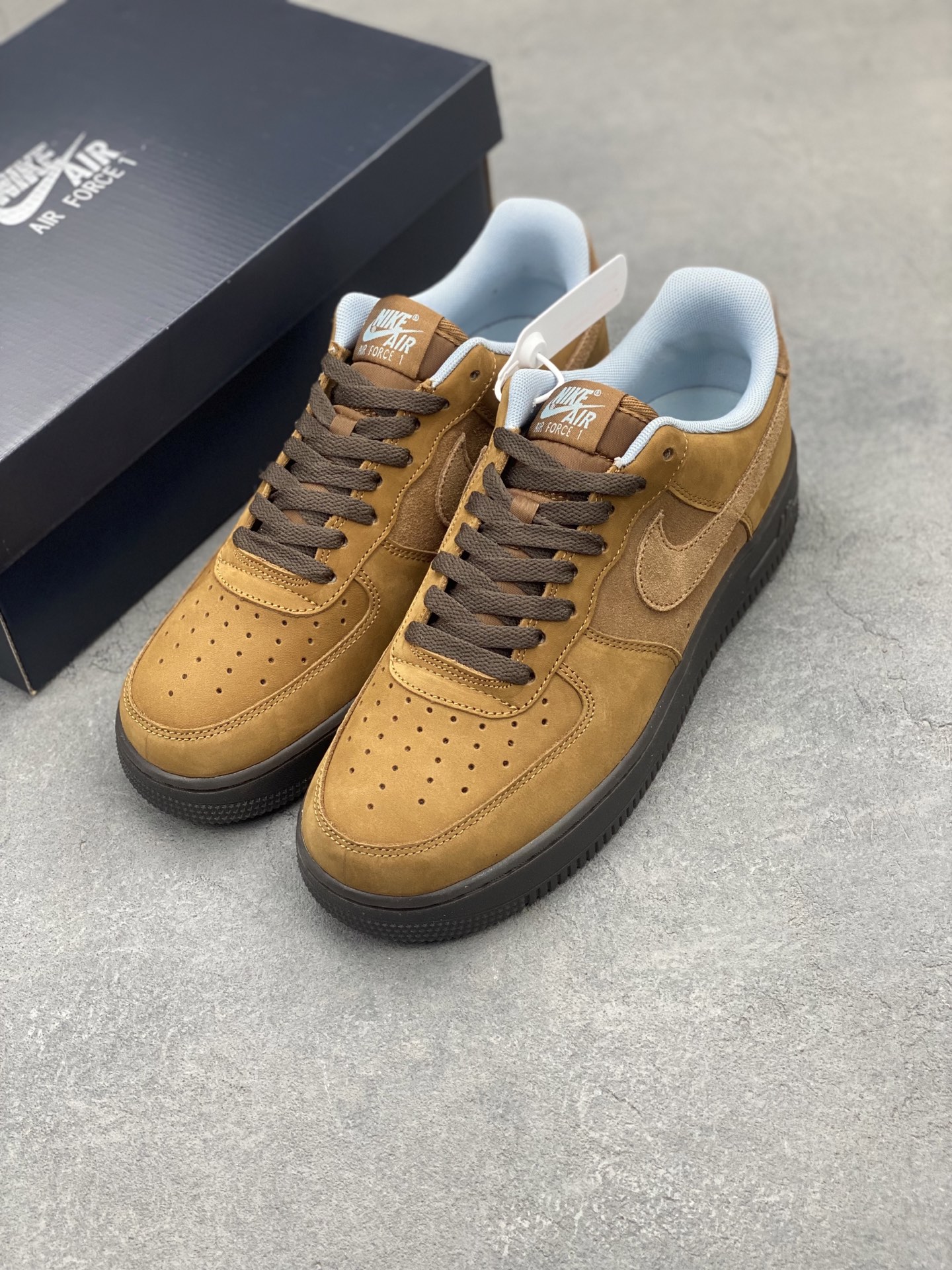Nike Air Force 1 '07 Low Brown Suede Casual Sneakers IB4617-222 9 i1743538699885 6577 0 7