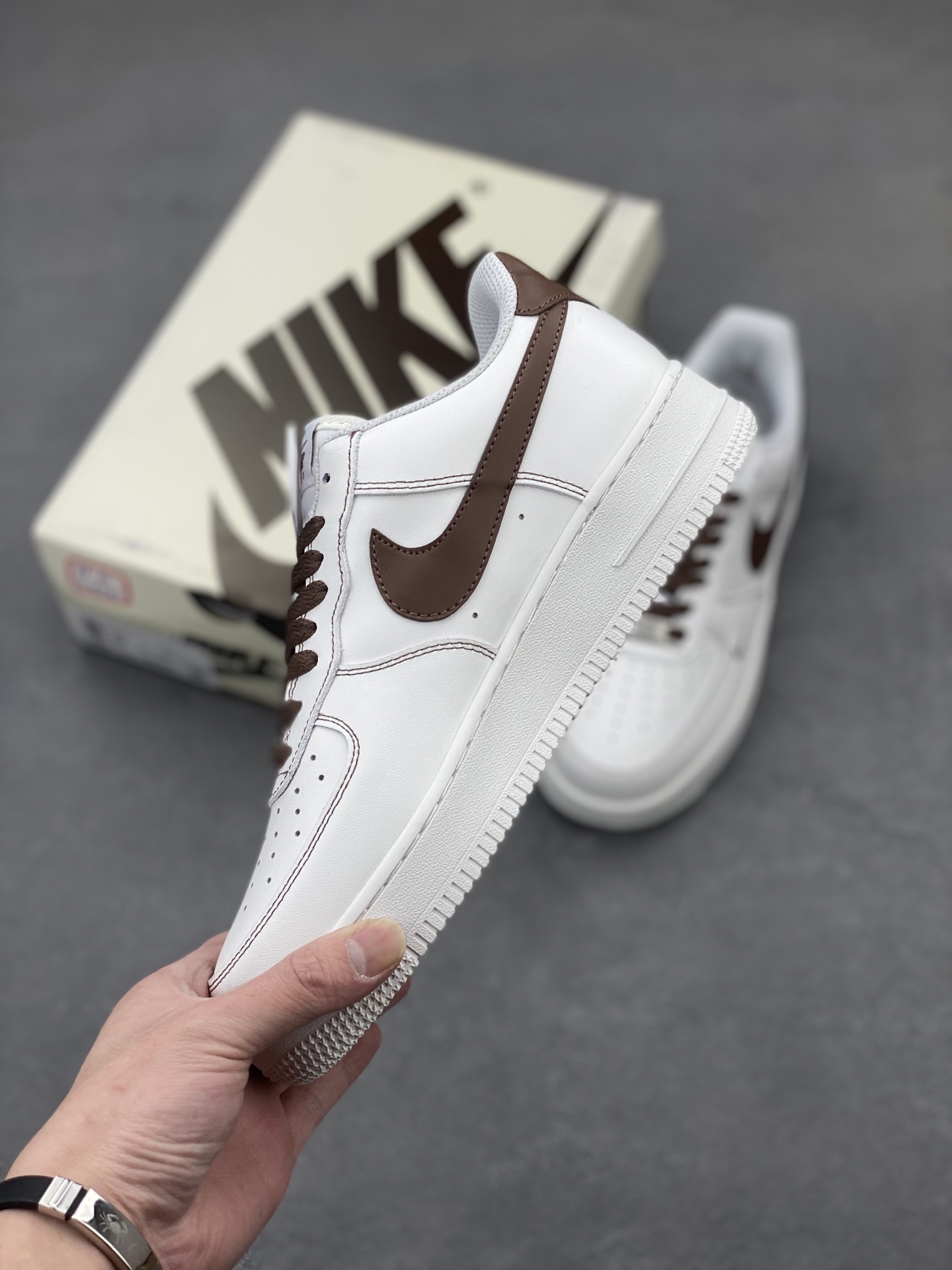 Nike Air Force 1 '07 Low White Chocolate Sneakers, Limited Edition - Size 36-45 4 i1743538851197 9093 0 2