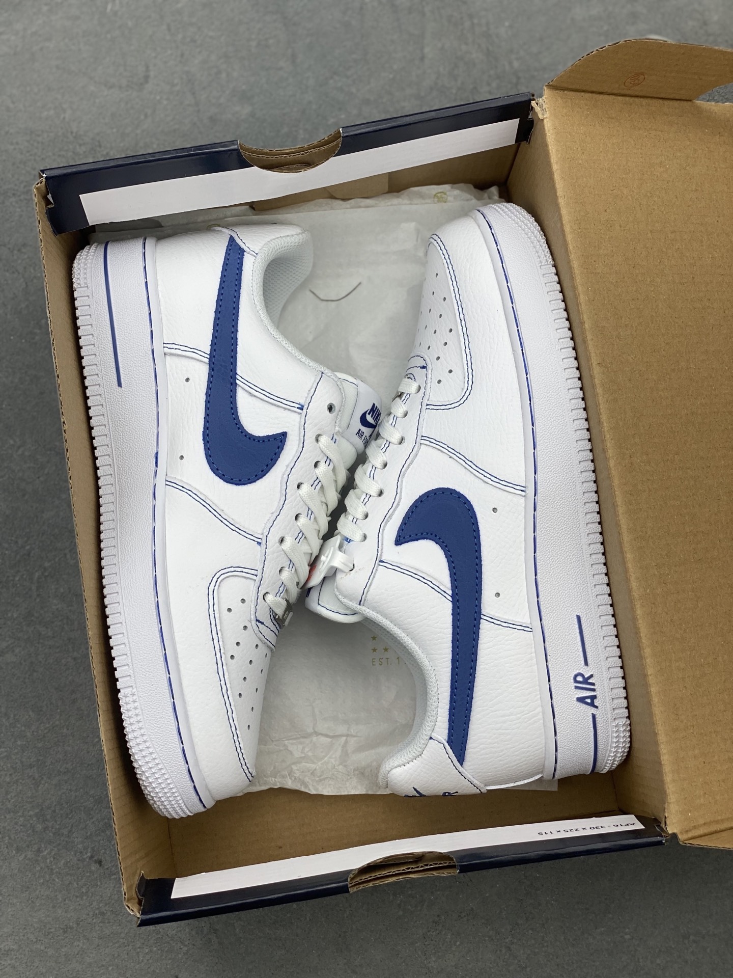 Nike Air Force 1 '07 Low White/Blue Stitching - Limited Edition Sneaker 10 i1743538905708 6069 0 8