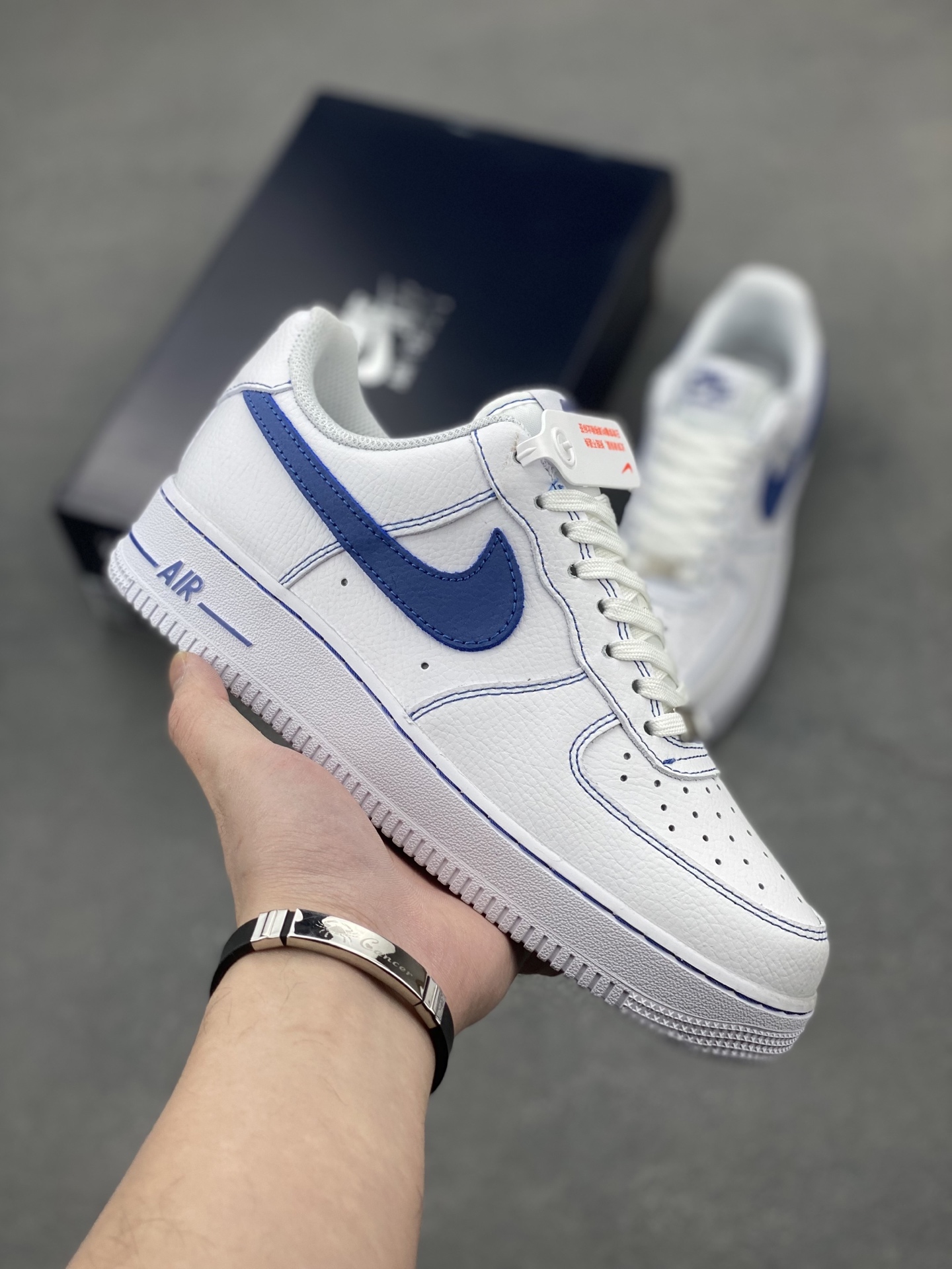 Nike Air Force 1 '07 Low White/Blue Stitching - Limited Edition Sneaker 2 i1743538905729 339 0 0