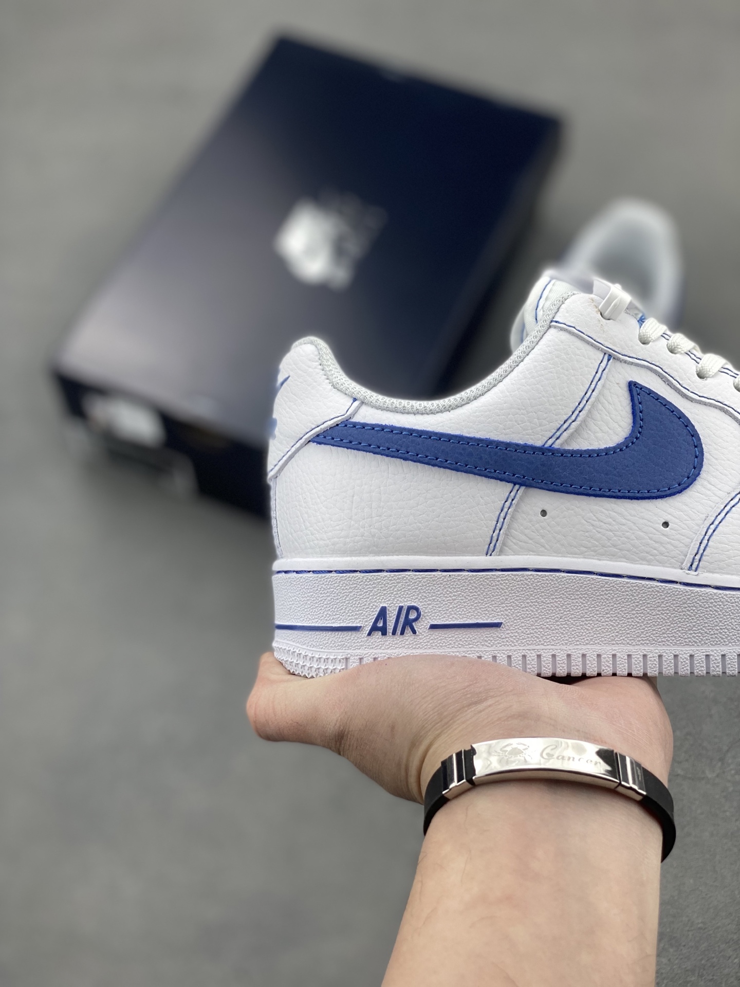 Nike Air Force 1 '07 Low White/Blue Stitching - Limited Edition Sneaker 6 i1743538907981 8113 0 4