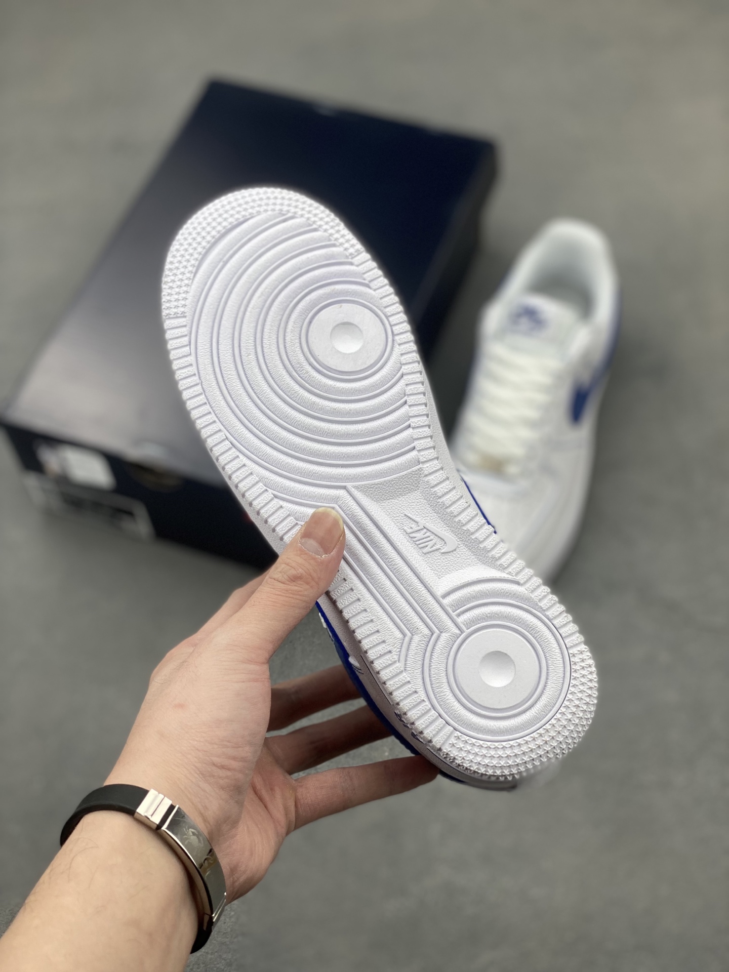 Nike Air Force 1 '07 Low White/Blue Stitching - Limited Edition Sneaker 7 i1743538908098 5051 0 5