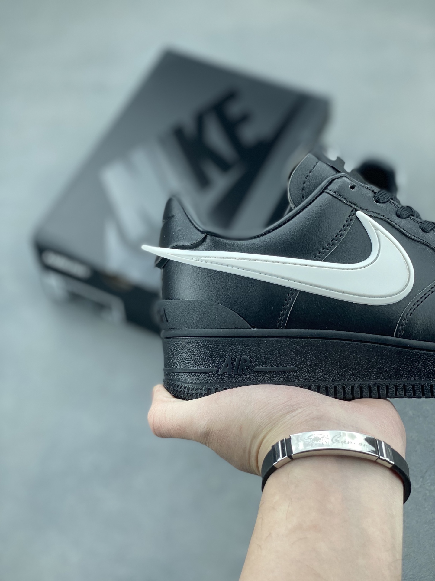 Ambush x Nike Air Force 1 Low Black DV3464-001 Leather Sneakers 6 i1743539274871 7749 0 4