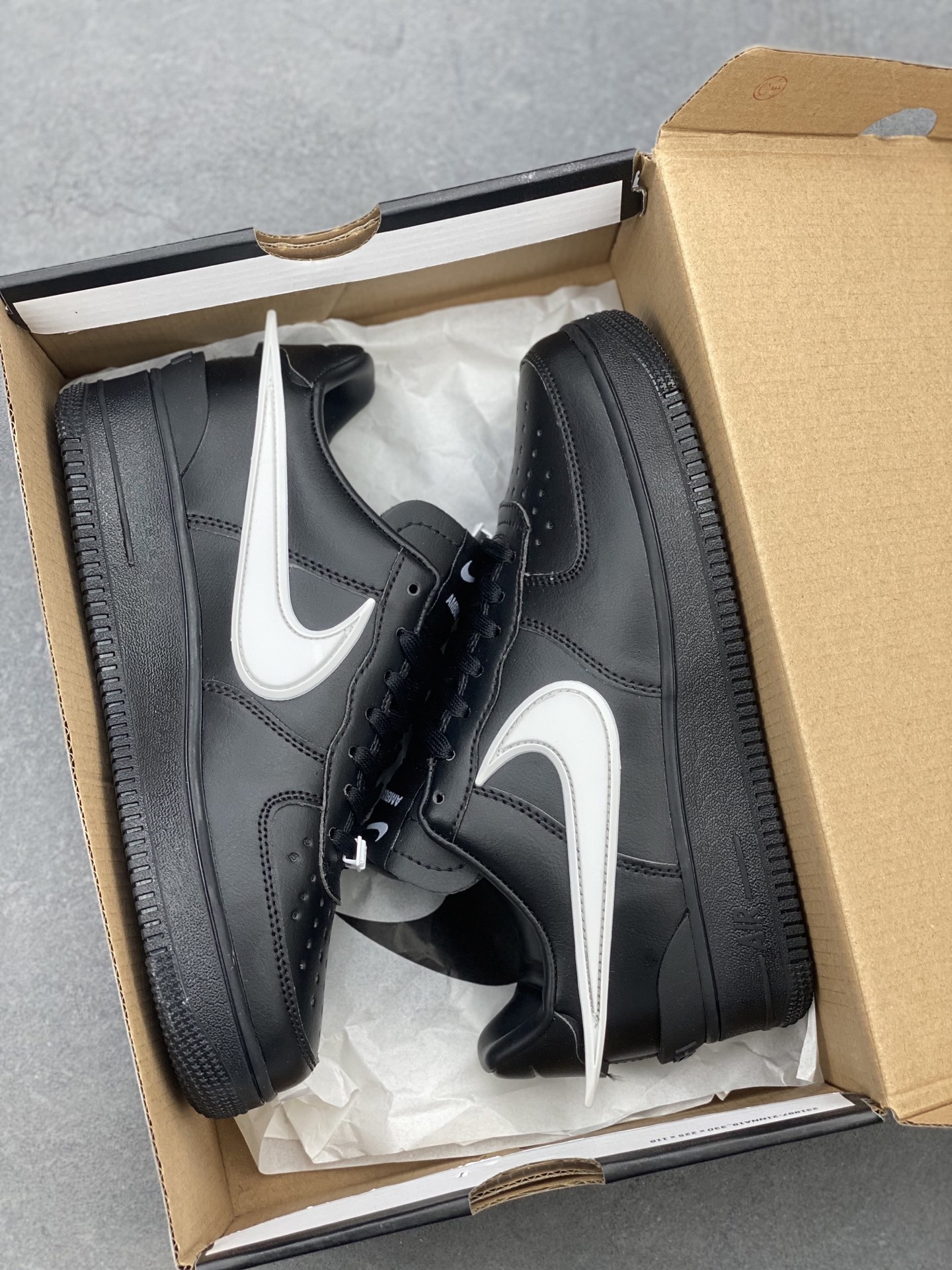 Ambush x Nike Air Force 1 Low Black DV3464-001 Leather Sneakers 10 i1743539284081 5125 0 8