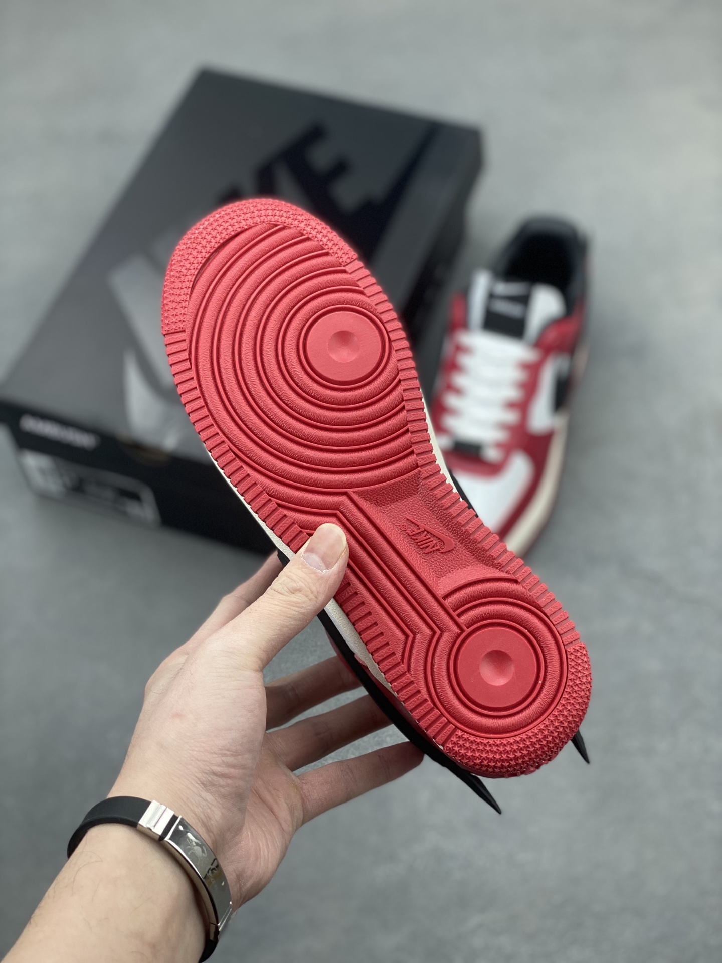 Nike x Ambush Air Force 1 Low Red White Black Leather Sneakers 7 i1743539333629 8617 0 5