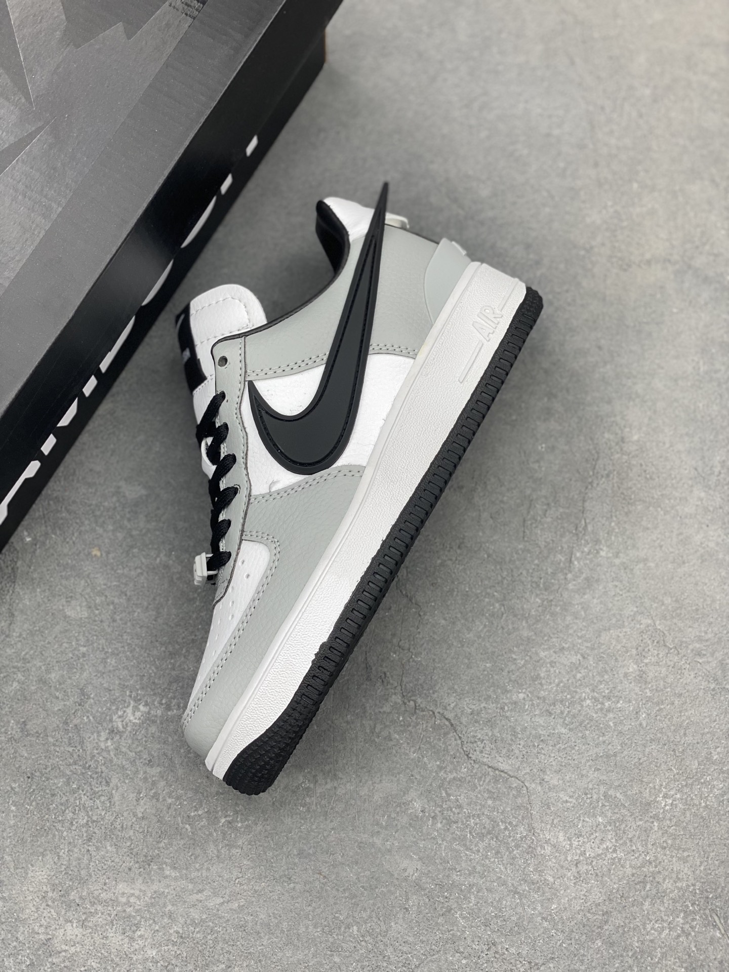 Nike x Ambush Air Force 1 Low Grey White Black, Leather Structure - DV3464-005 8 i1743539371695 5314 0 6