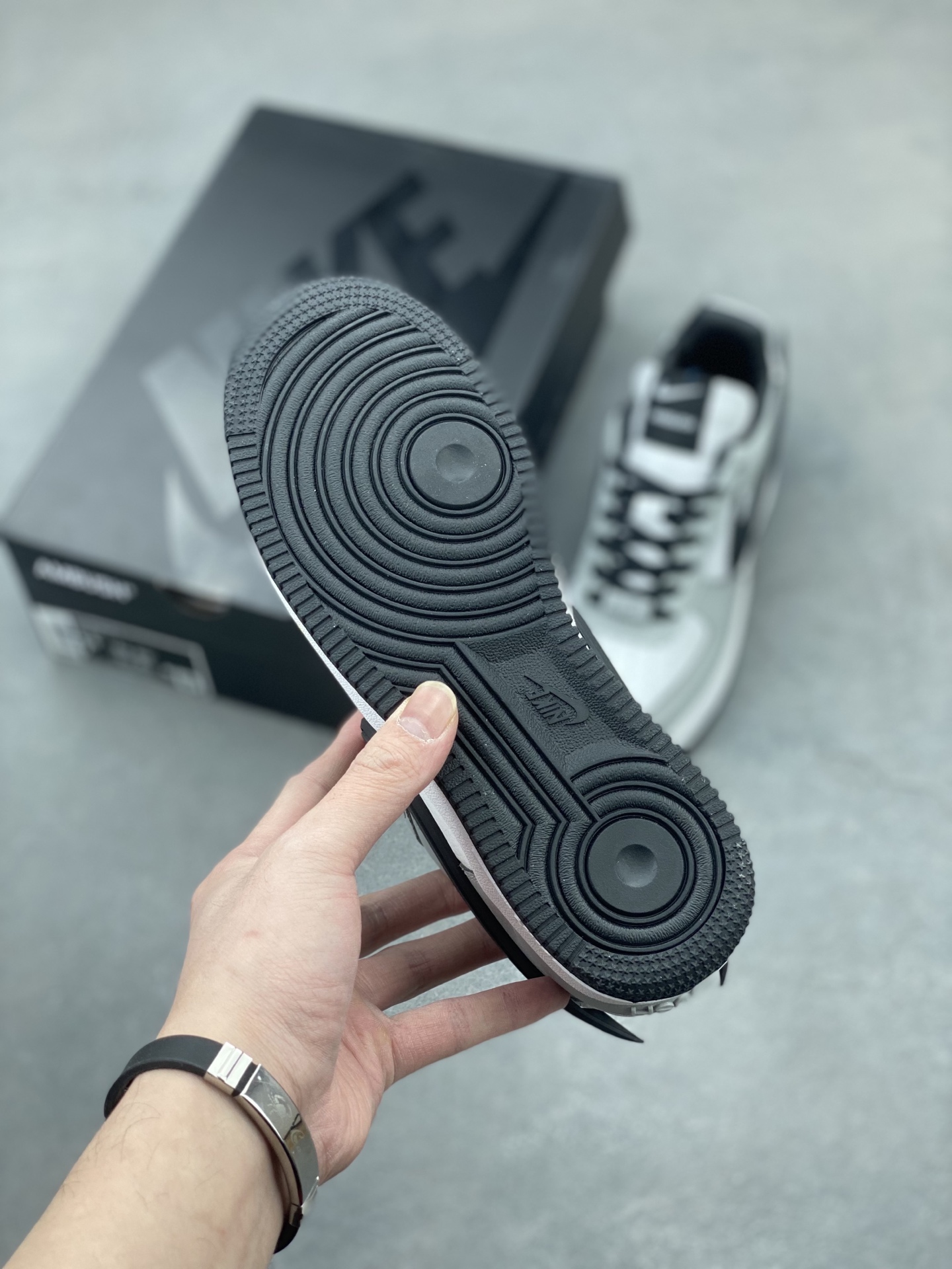 Nike x Ambush Air Force 1 Low Grey White Black, Leather Structure - DV3464-005 7 i1743539387456 6066 0 5