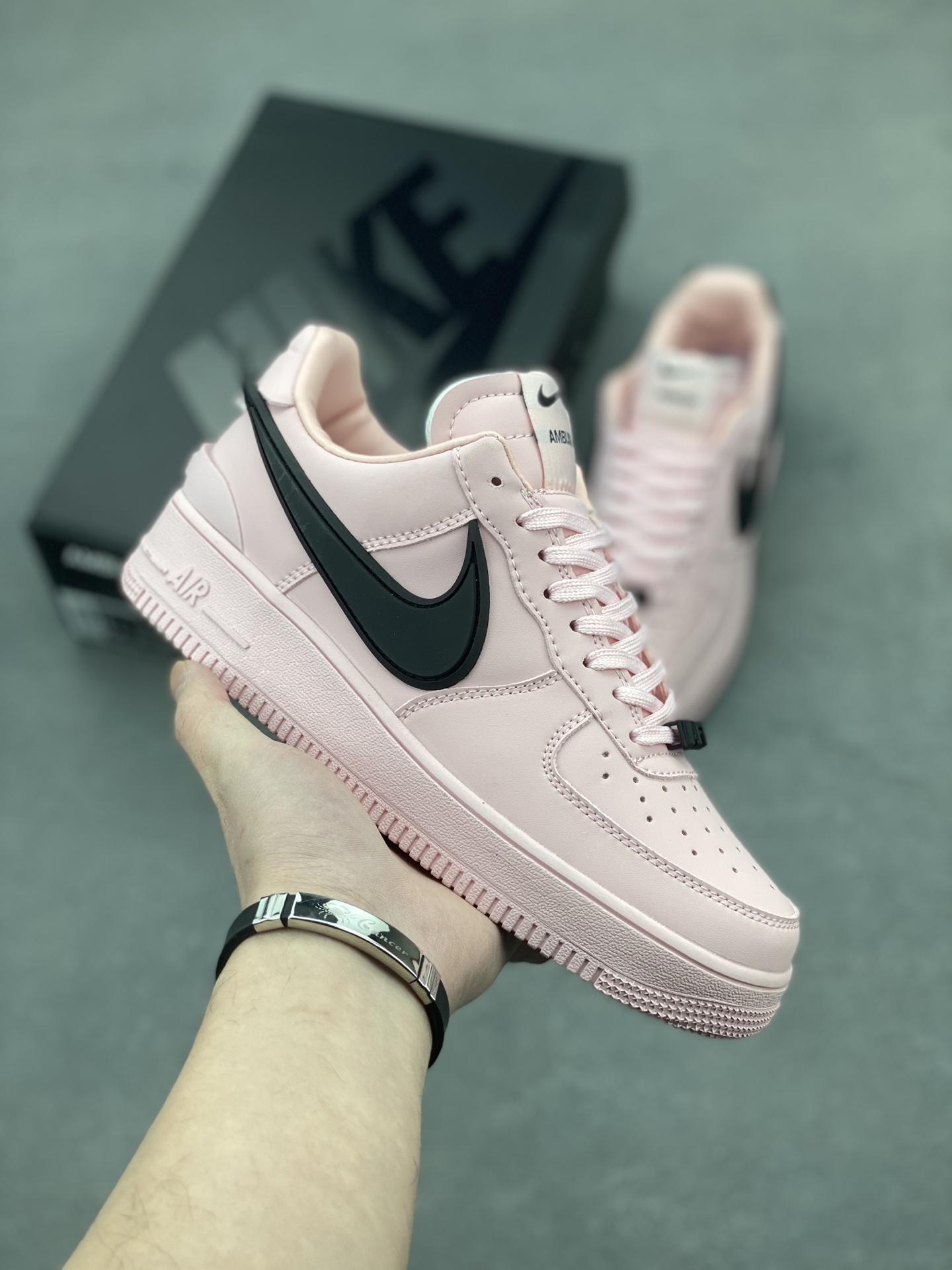 Ambush x Nike Air Force 1 Low Pink Sneakers Leather Structure DV3464-022 2 i1743539460093 2290 0 0