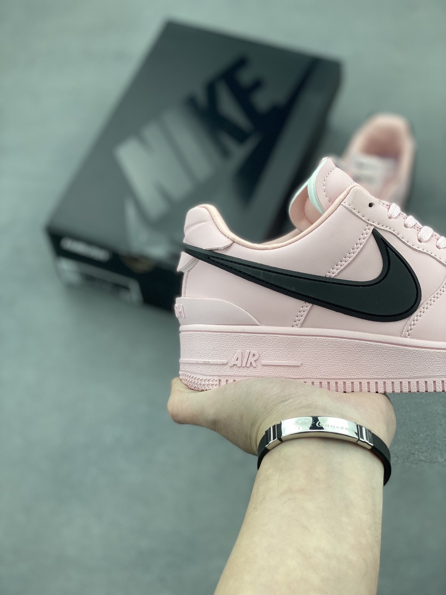 Ambush x Nike Air Force 1 Low Pink Sneakers Leather Structure DV3464-022 6 i1743539463392 8380 0 4
