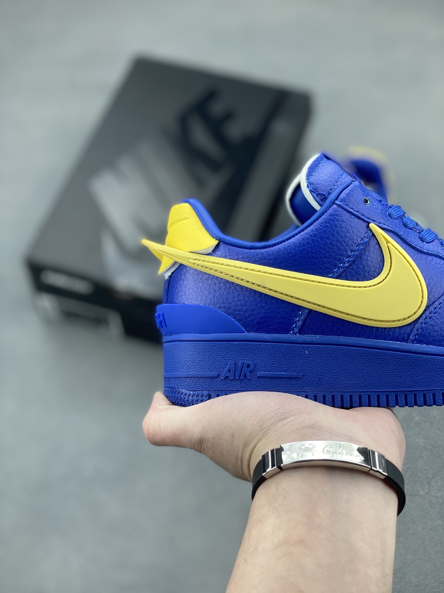 AMBUSH x Nike Air Force 1 Low Blue Yellow Leather Sneakers DV3464-400 6 i1743539483193 5182 0 4