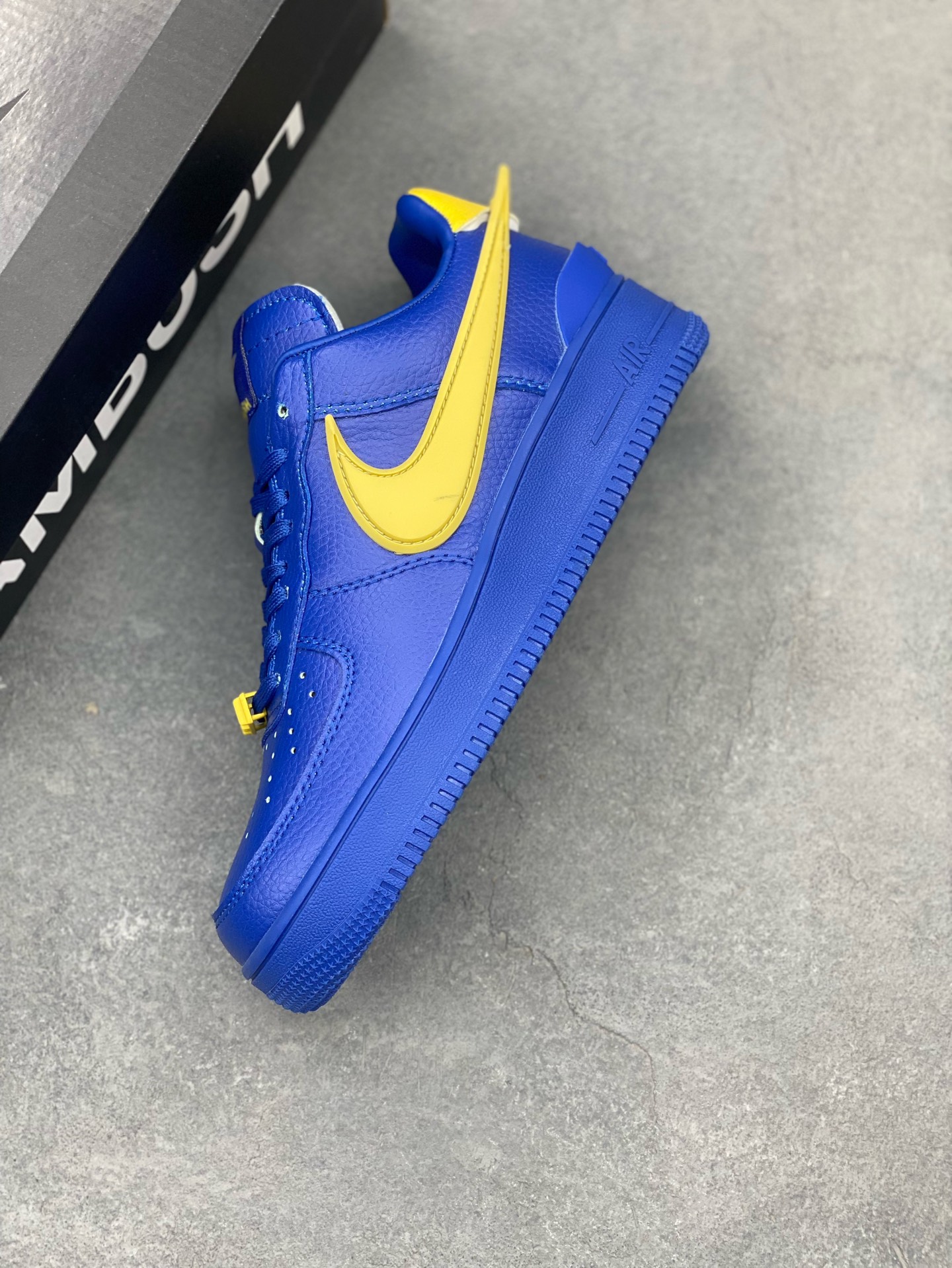 AMBUSH x Nike Air Force 1 Low Blue Yellow Leather Sneakers DV3464-400 8 i1743539511008 6363
