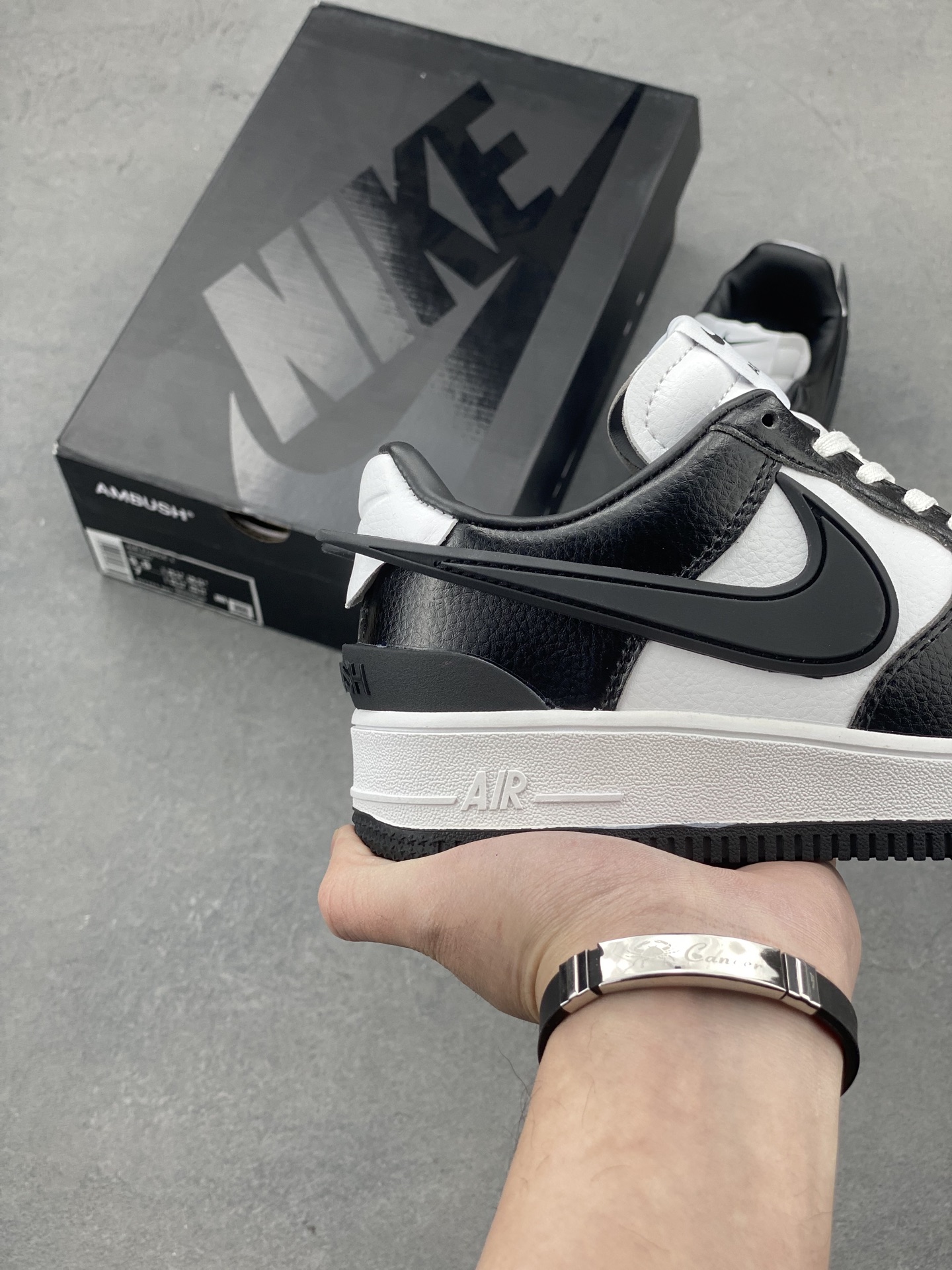 Nike x Ambush Air Force 1 Low Black and White Leather Sneakers DV3464-003 6 i1743539536957 5250 0 4