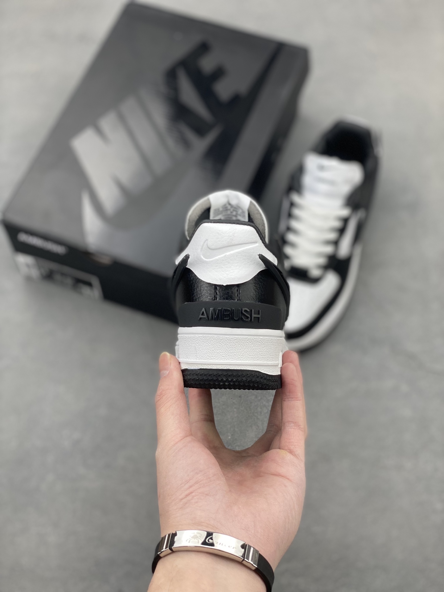 Nike x Ambush Air Force 1 Low Black and White Leather Sneakers DV3464-003 5 i1743539537138 7306 0 3