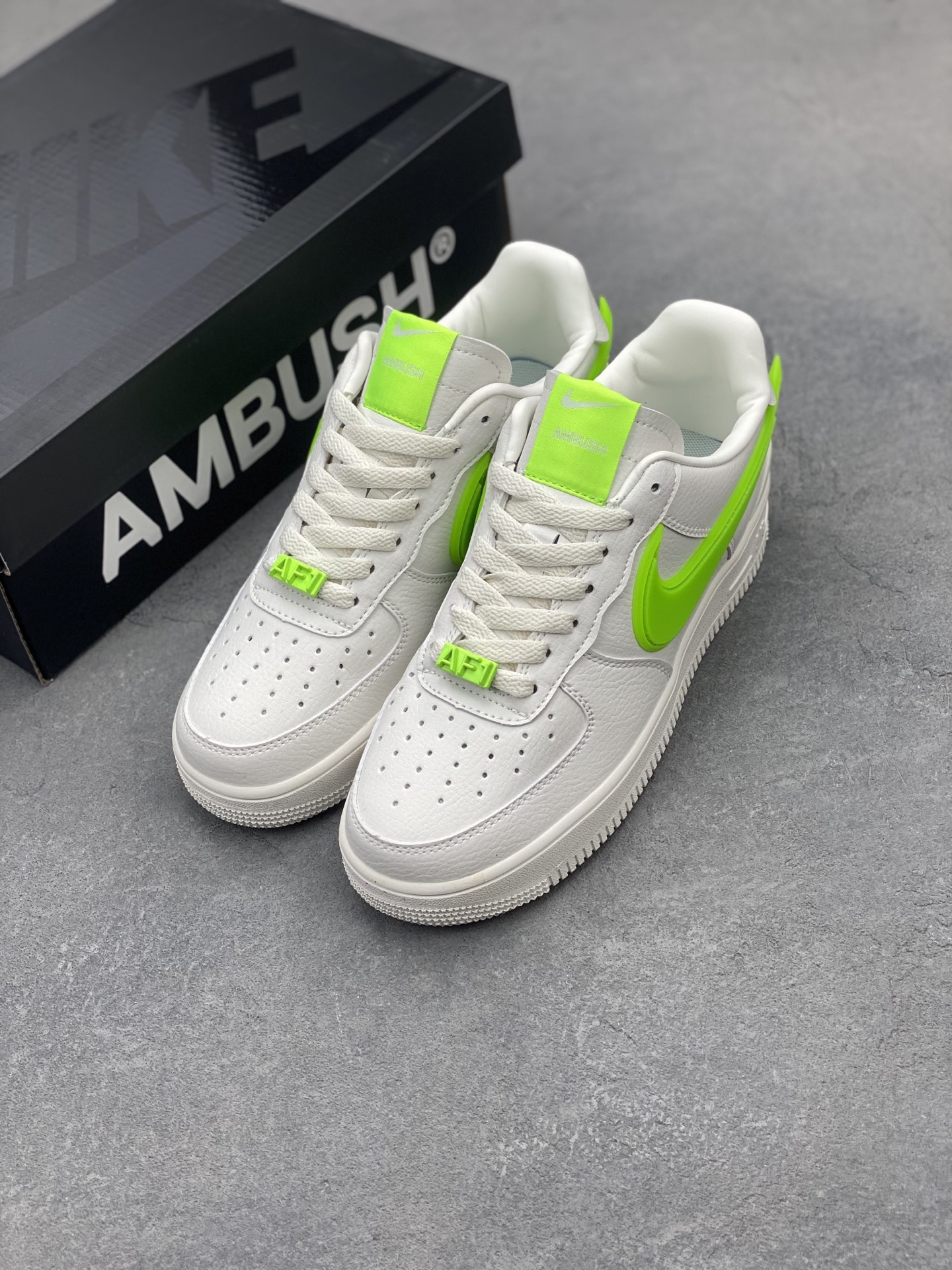 Nike x Ambush Air Force 1 Low White Green DV3464-023 Leather Structure Shoe 9 i1743539743427 3028 0 7
