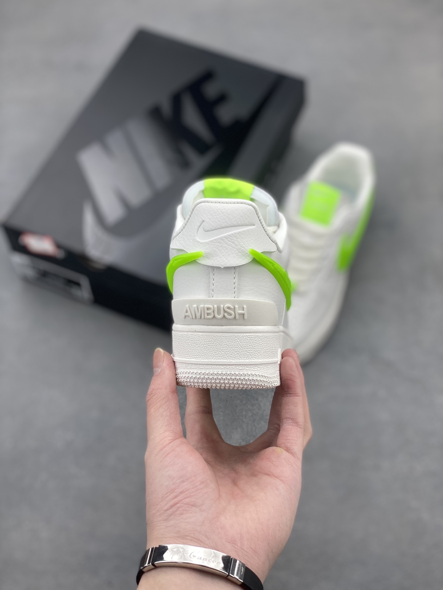 Nike x Ambush Air Force 1 Low White Green DV3464-023 Leather Structure Shoe 5 i1743539747042 6092 0 3