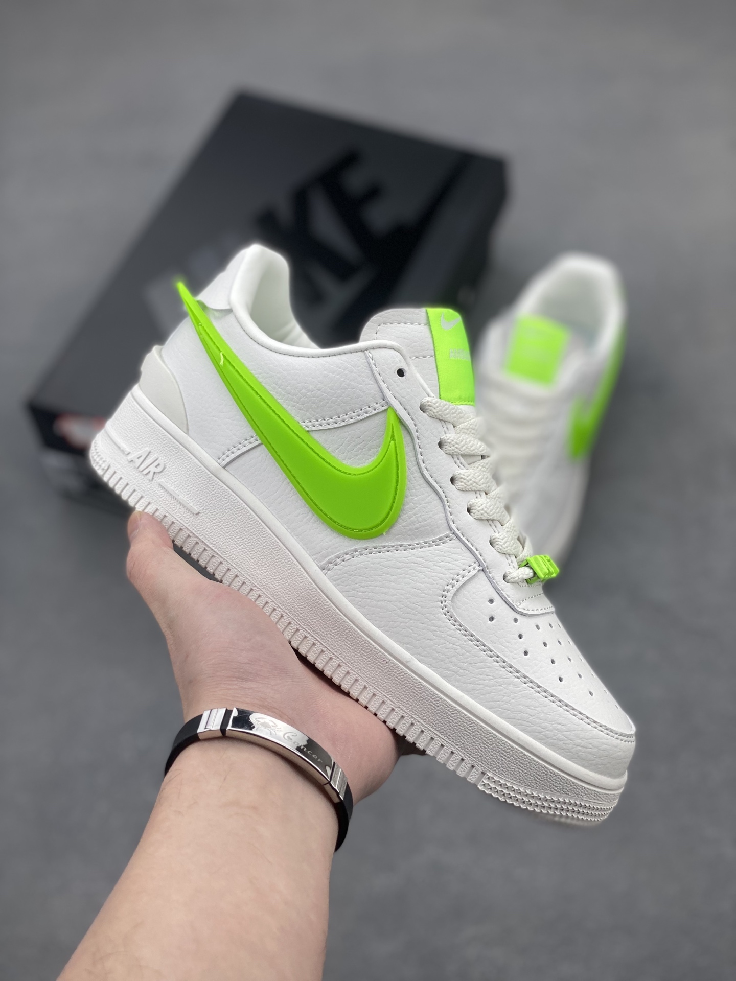 Nike x Ambush Air Force 1 Low White Green DV3464-023 Leather Structure Shoe 2 i1743539747108 3838 0 0