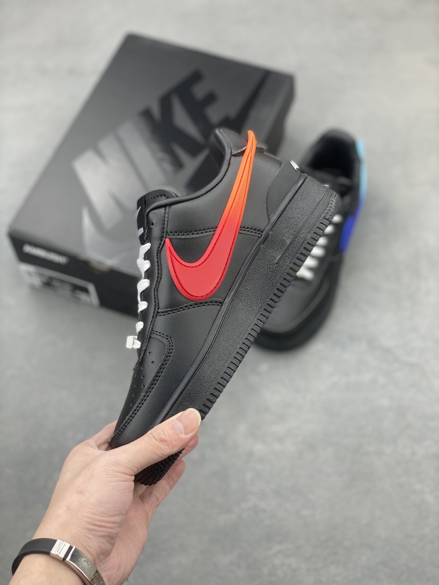 Ambush x Nike Air Force 1 Low Black Leather Sneakers - Size 36 to 45 4 i1743539841466 5431 0 2