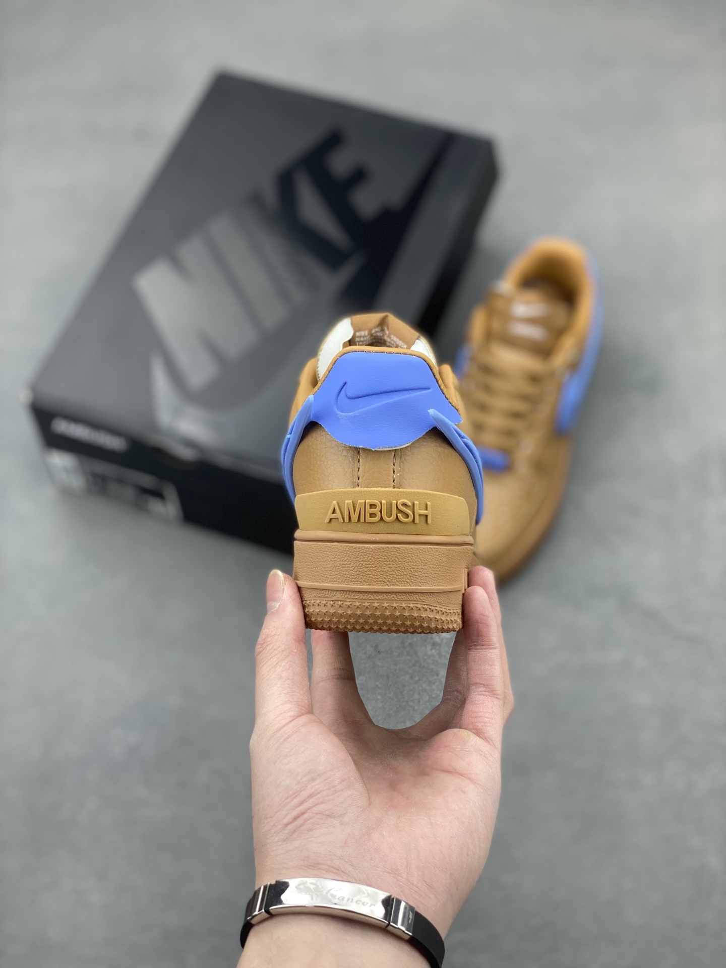 Nike x Ambush Air Force 1 Low Sneakers Leather Brown Blue DV3464-600 5 i1743539930990 4818 0 3