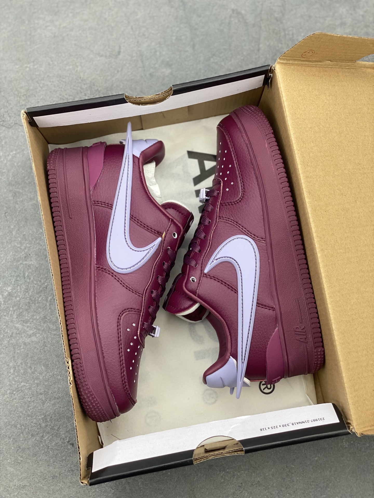 Ambush x Nike Air Force 1 Low Burgundy Bliss Sneakers DV3464-500 10 i1743539970710 255 0 8