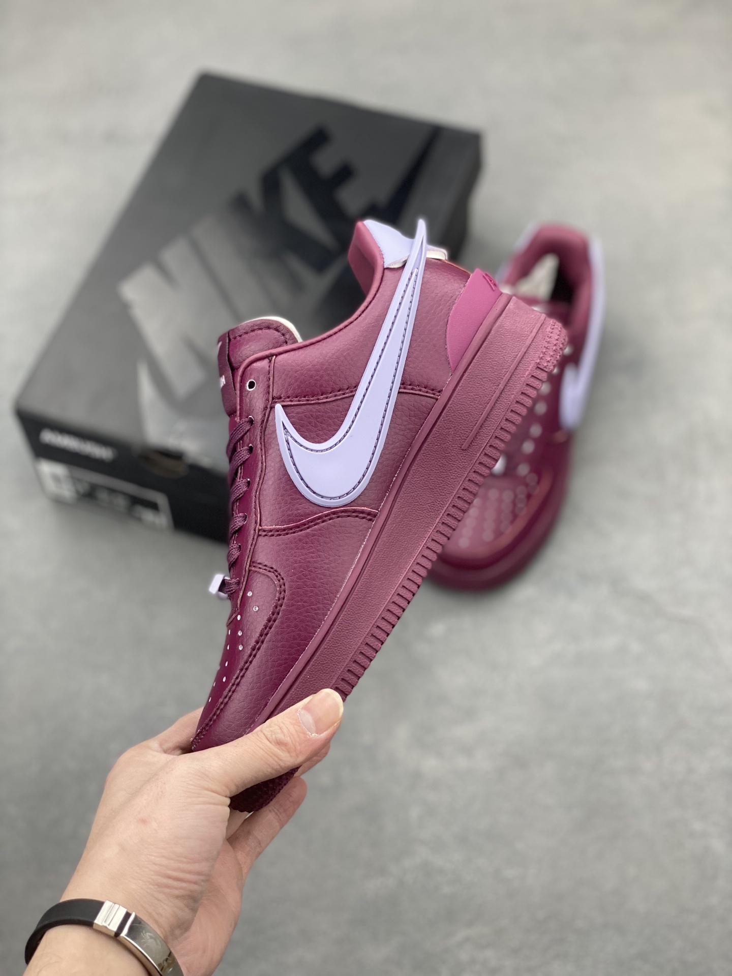 Ambush x Nike Air Force 1 Low Burgundy Bliss Sneakers DV3464-500 4 i1743539974255 1224 0 2