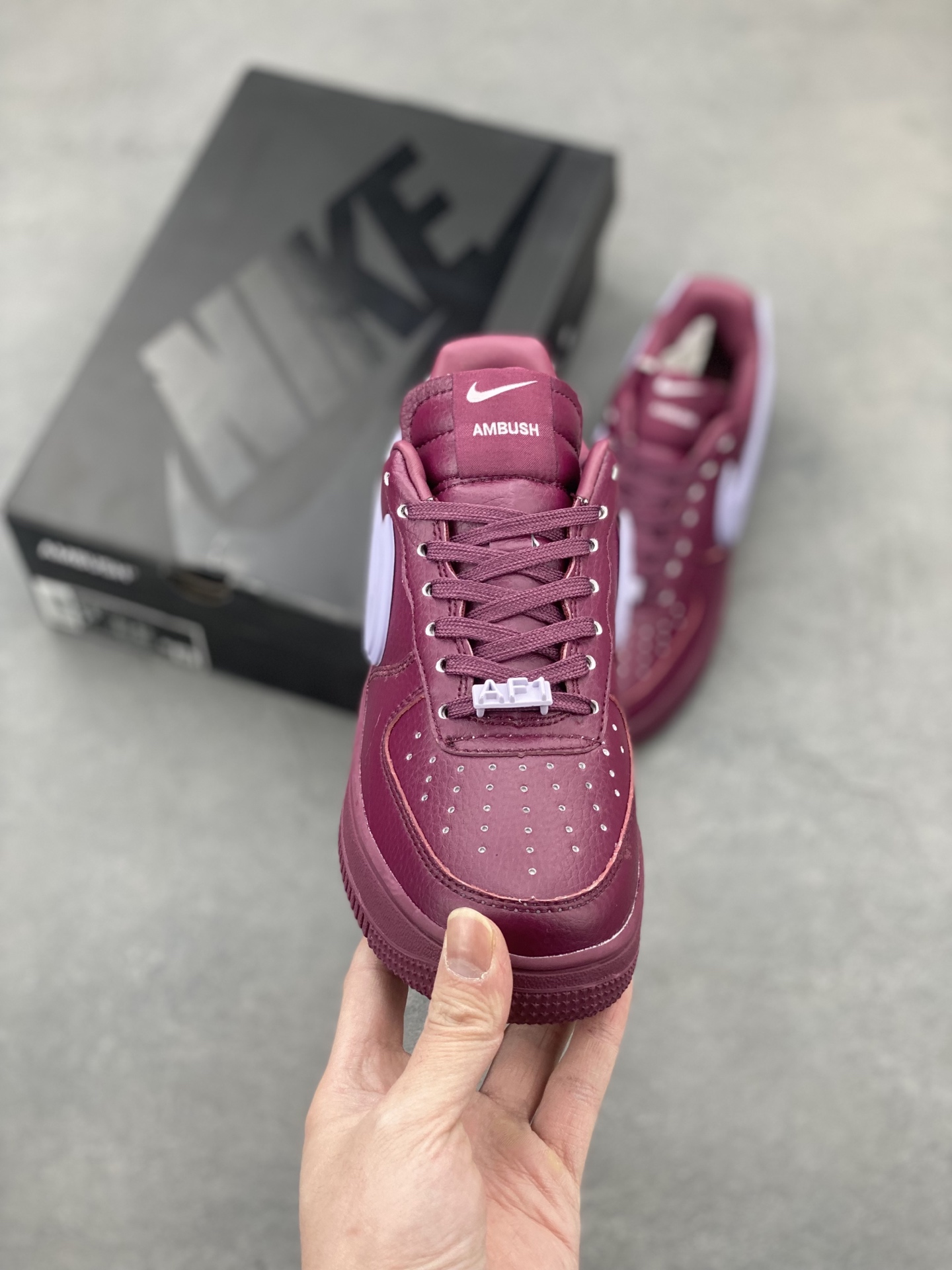 Ambush x Nike Air Force 1 Low Burgundy Bliss Sneakers DV3464-500 3 i1743539974264 9120 0 1