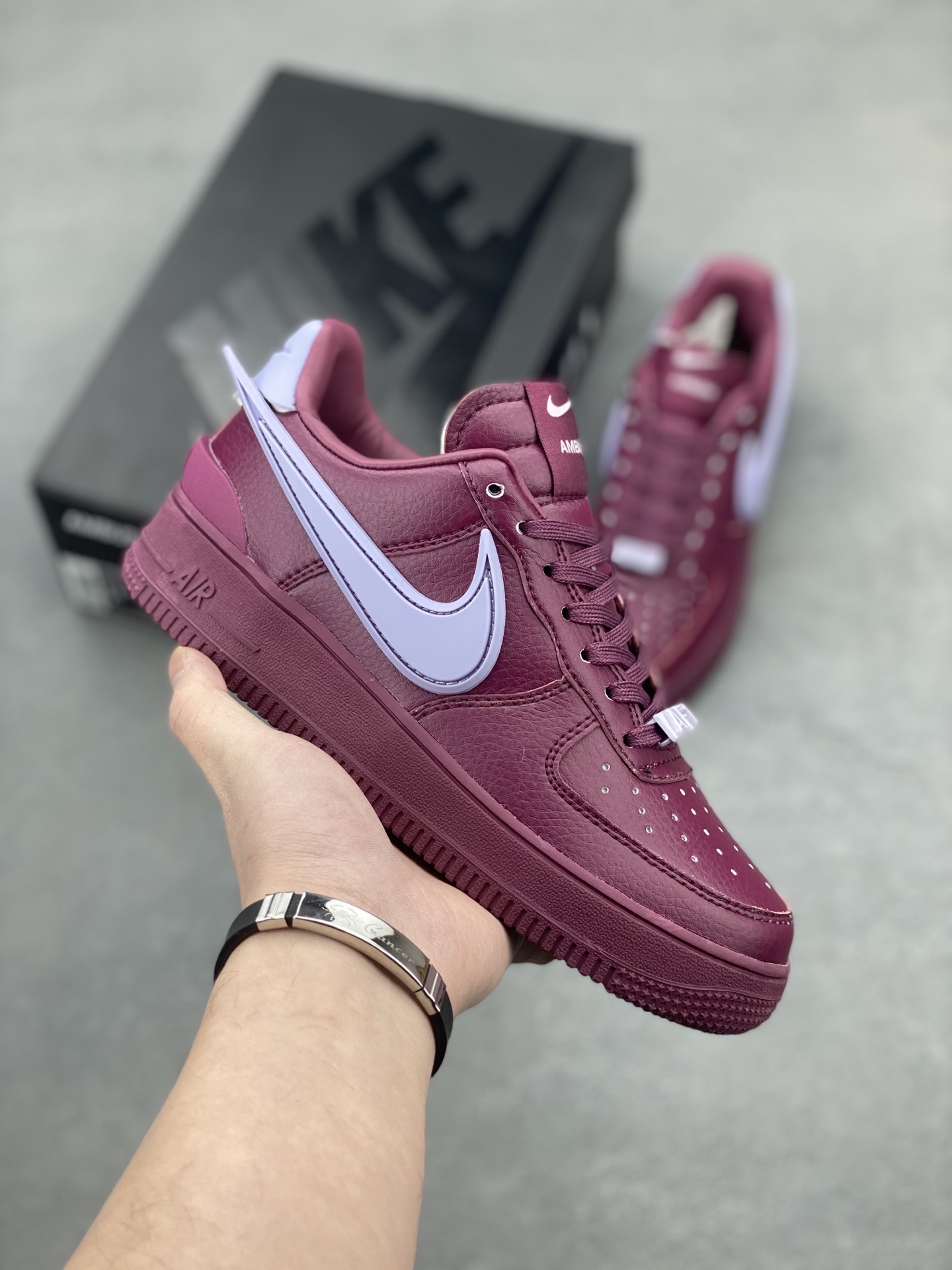 Ambush x Nike Air Force 1 Low Burgundy Bliss Sneakers DV3464-500 2 i1743539980604 9163 0 0