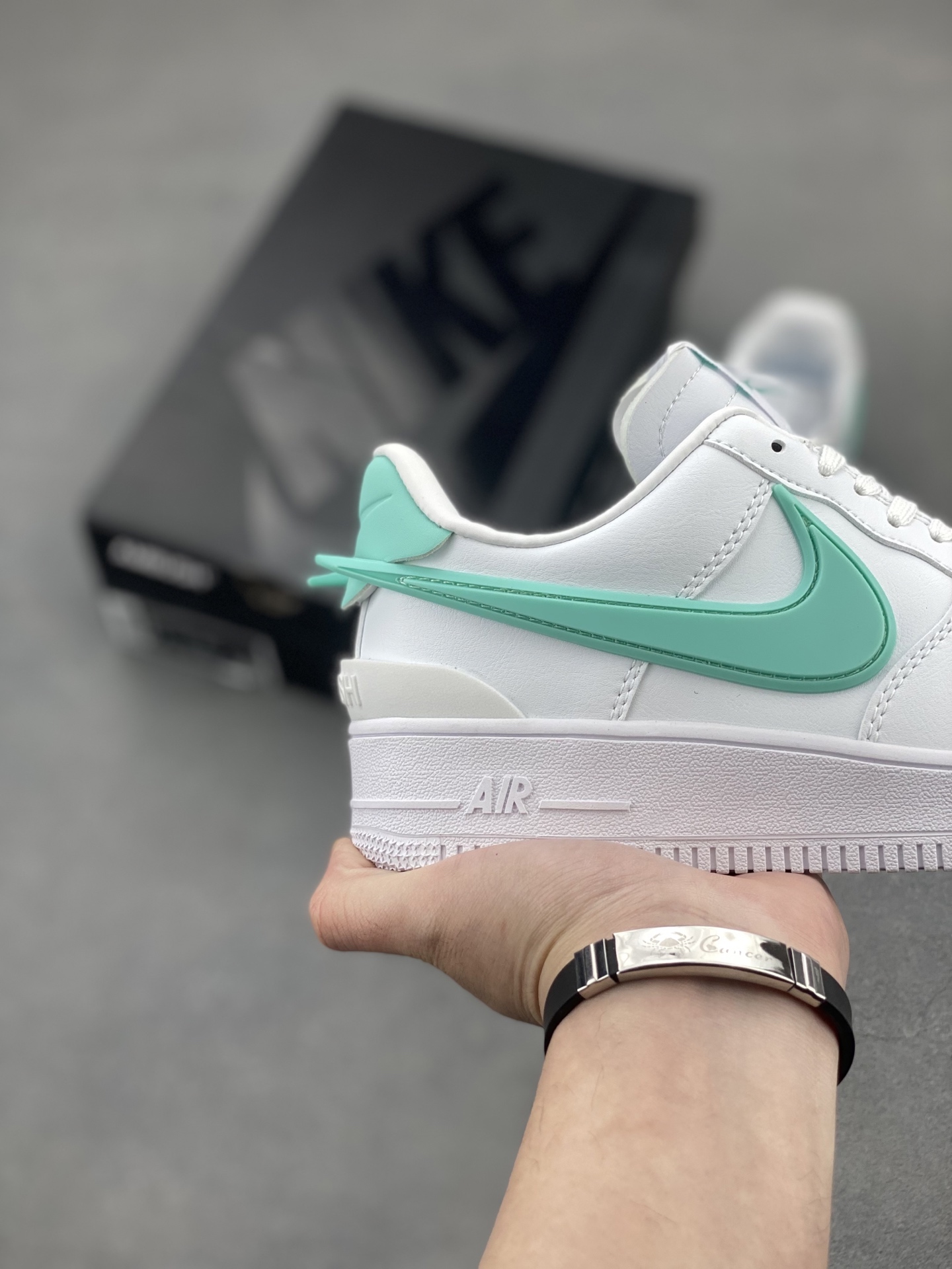 Ambush x Nike Air Force 1 Low Sneakers Leather White/Green DV3464-015 6 i1743540195427 5034 0 4