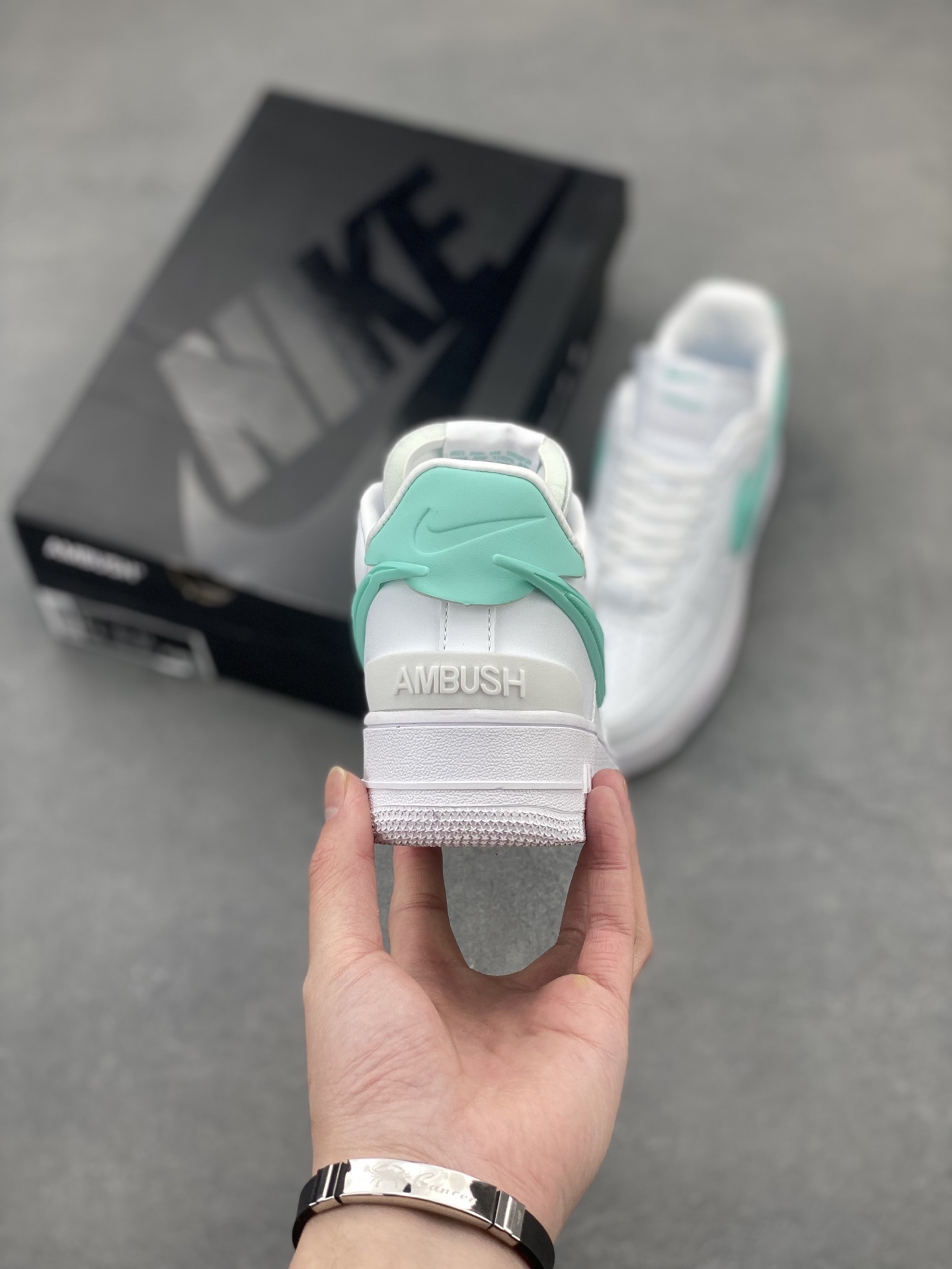 Ambush x Nike Air Force 1 Low Sneakers Leather White/Green DV3464-015 5 i1743540195427 6782 0 3