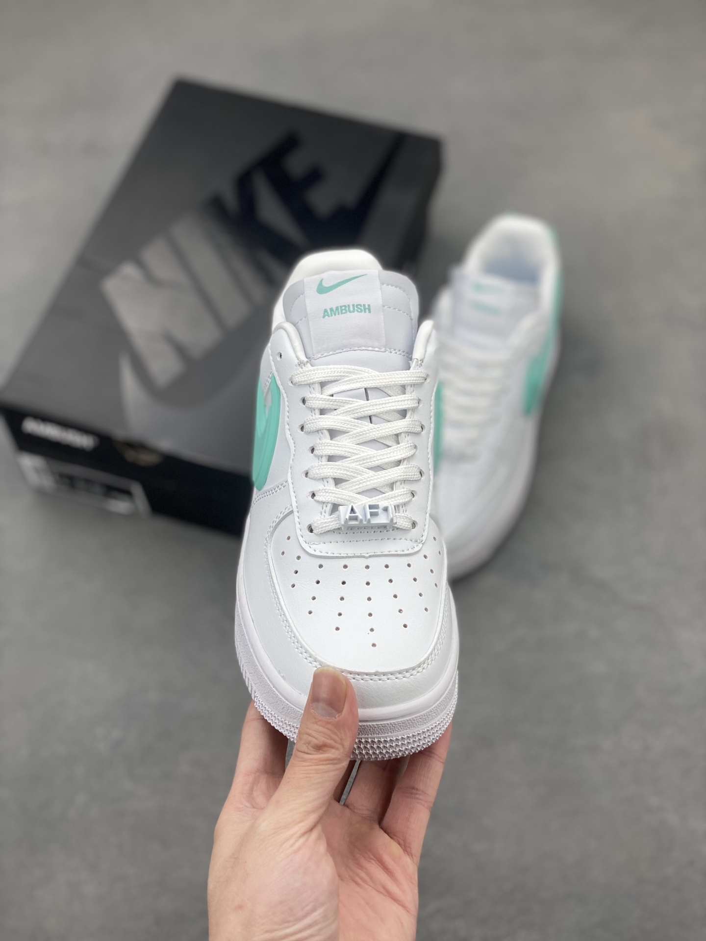 Ambush x Nike Air Force 1 Low Sneakers Leather White/Green DV3464-015 3 i1743540204763 4995 0 1