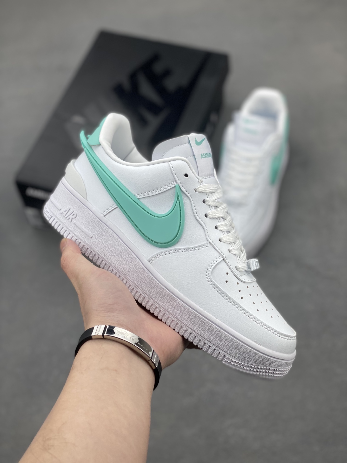 Ambush x Nike Air Force 1 Low Sneakers Leather White/Green DV3464-015 2 i1743540205252 5277 0 0