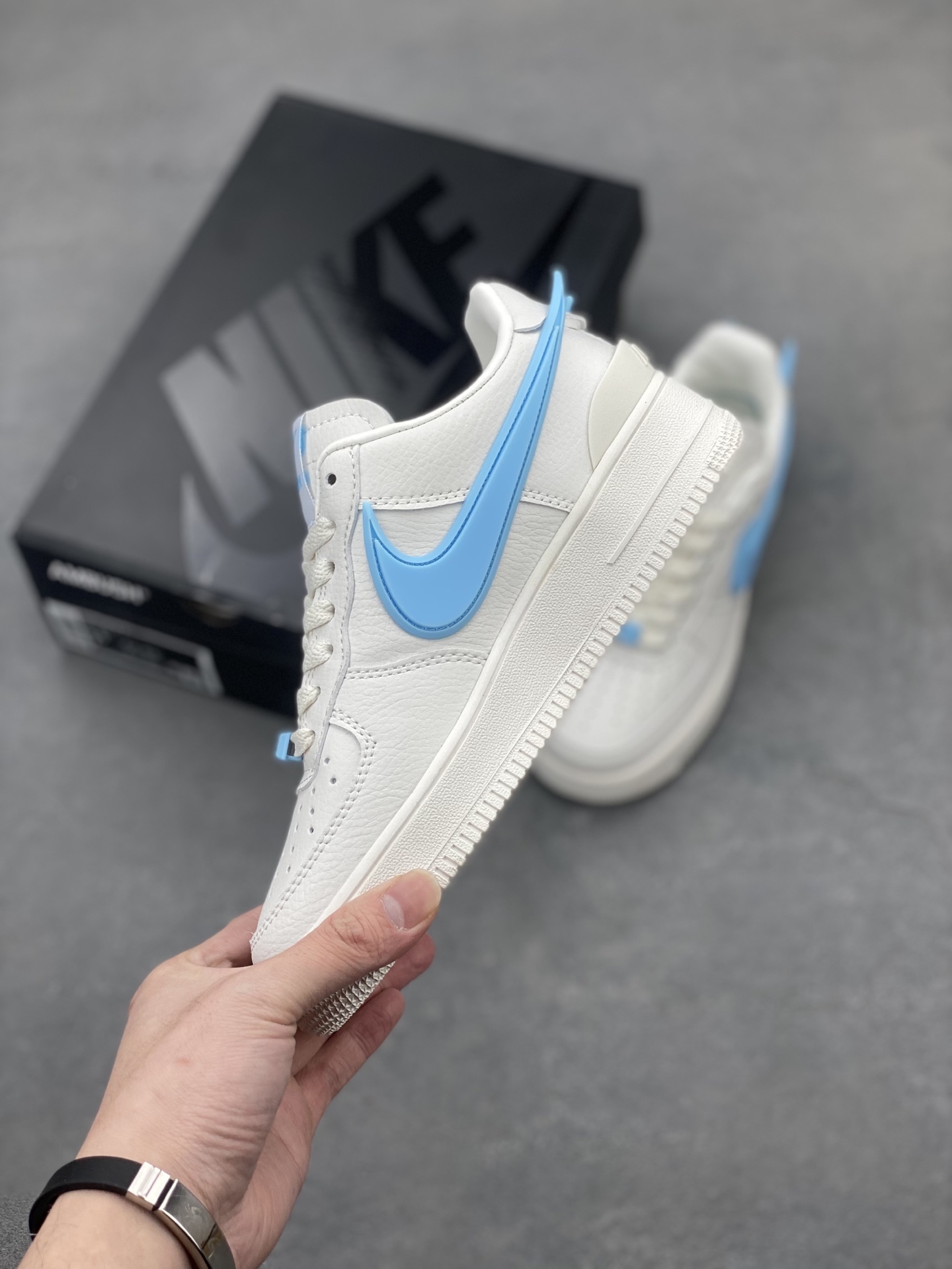 Nike x Ambush Air Force 1 Low Sneakers - Leather, Oversized Swoosh, AF-1 Detailing 4 i1743540355321 5494 0 2