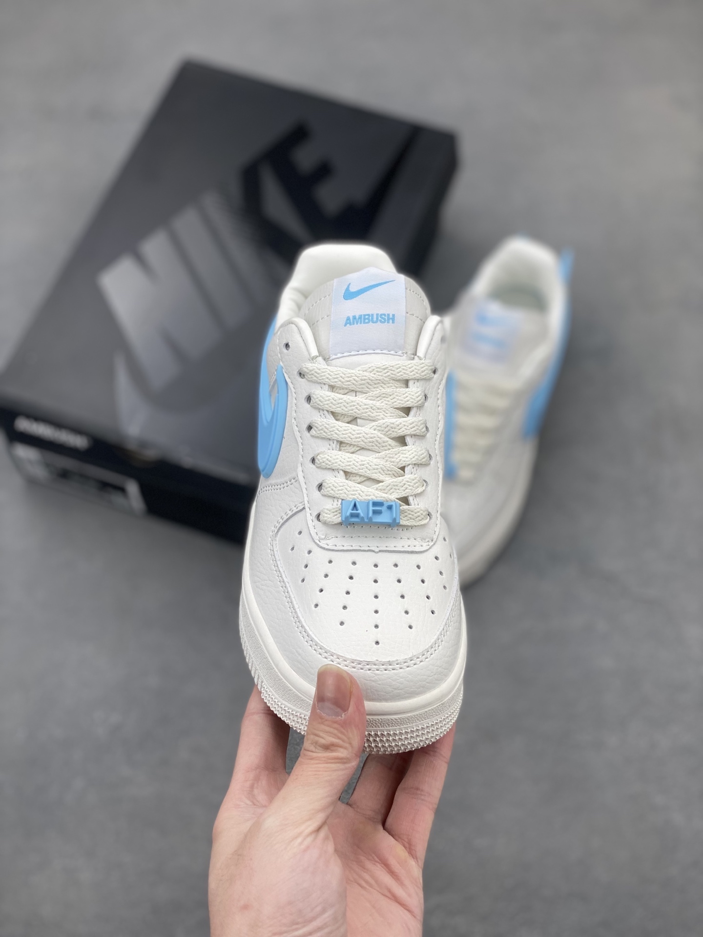 Nike x Ambush Air Force 1 Low Sneakers - Leather, Oversized Swoosh, AF-1 Detailing 3 i1743540366065 4618 0 1
