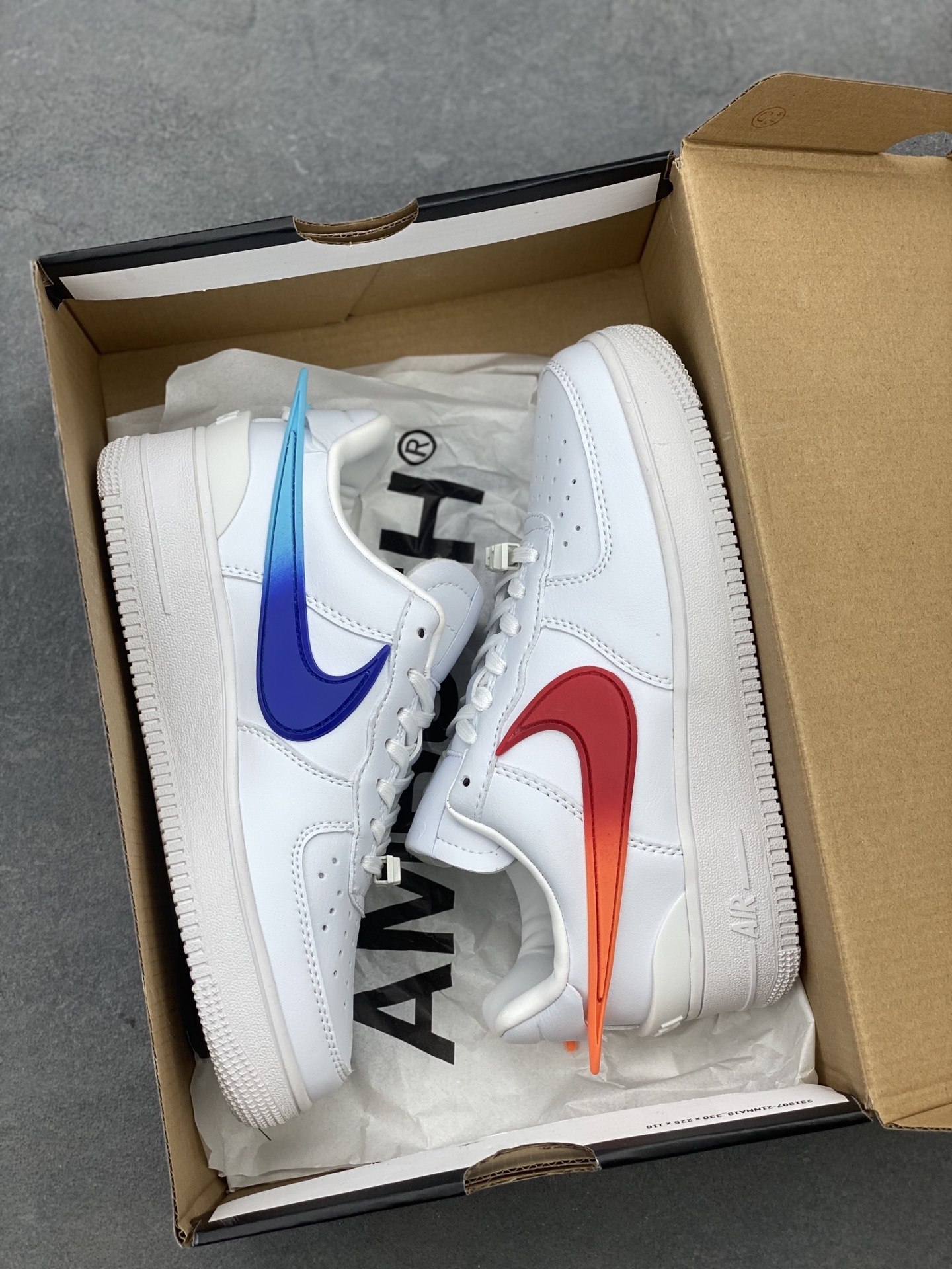 Ambush x Nike Air Force 1 Low DV3464-018 Leather White/Orange Sneakers 10 i1743540422503 7962 0 8