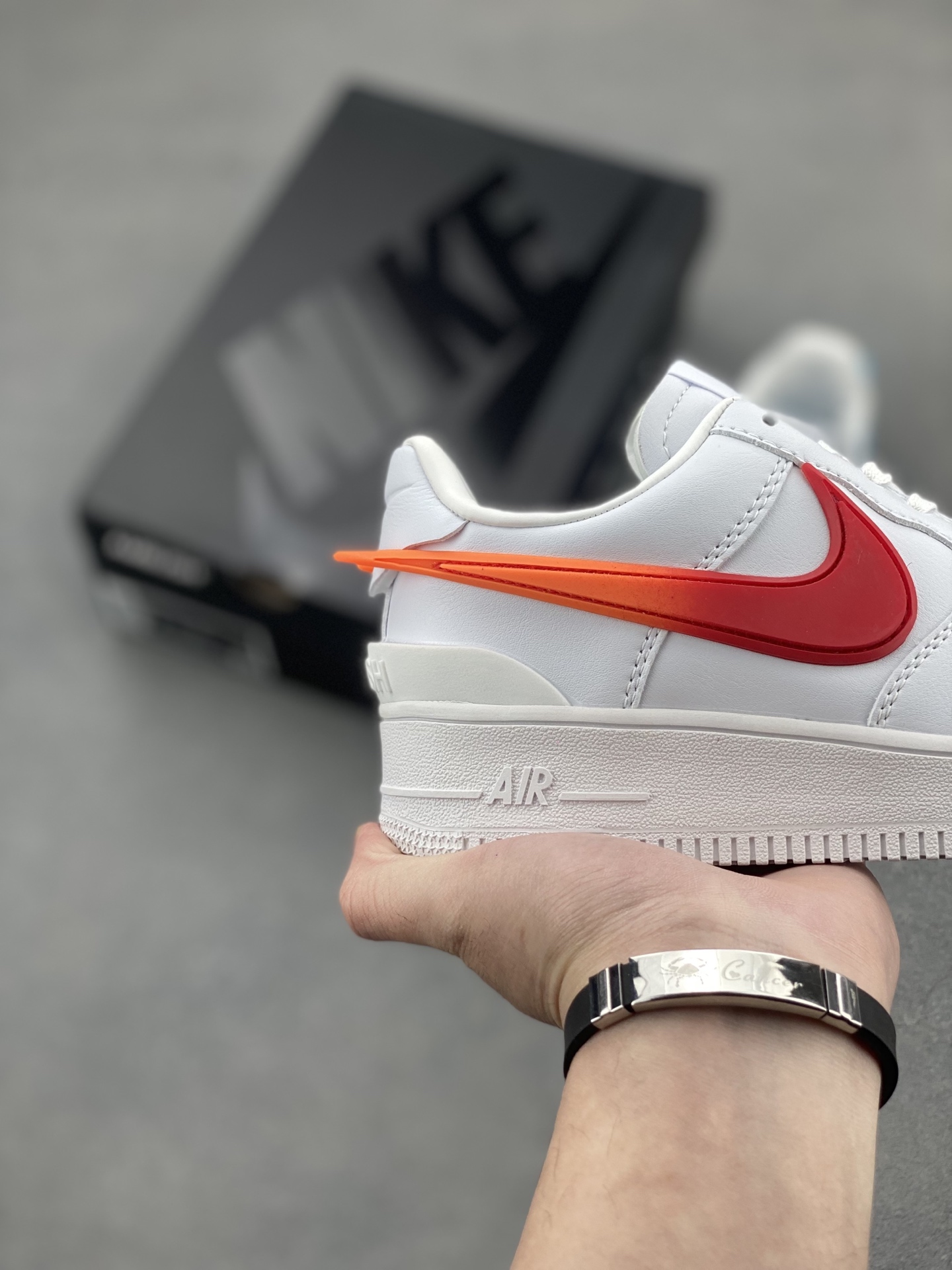 Ambush x Nike Air Force 1 Low DV3464-018 Leather White/Orange Sneakers 6 i1743540423206 7219 0 4