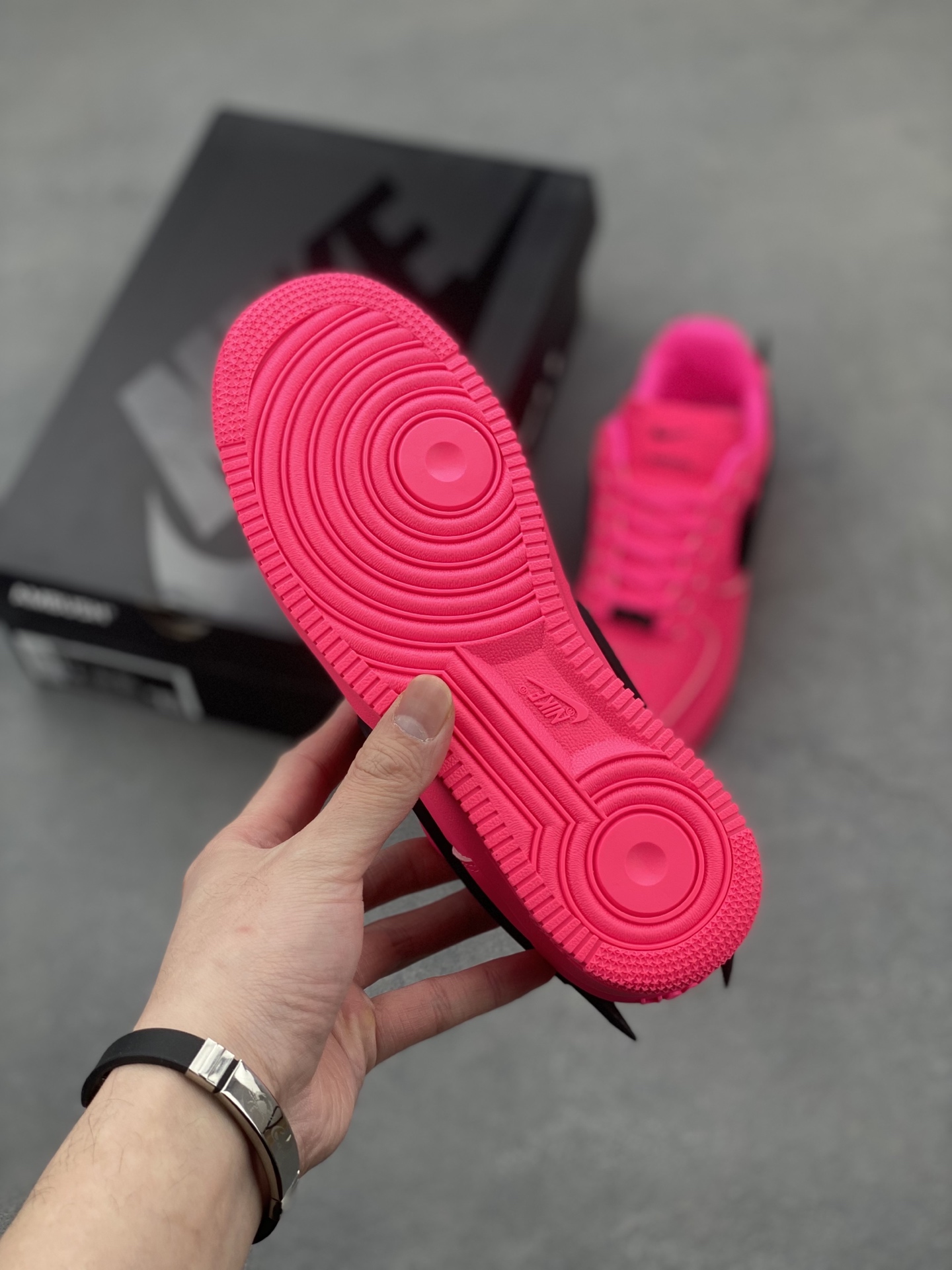 Nike x Ambush Air Force 1 Low Fuchsia Leather Sneakers - DV3464-020 7 i1743540459706 8132 0 5