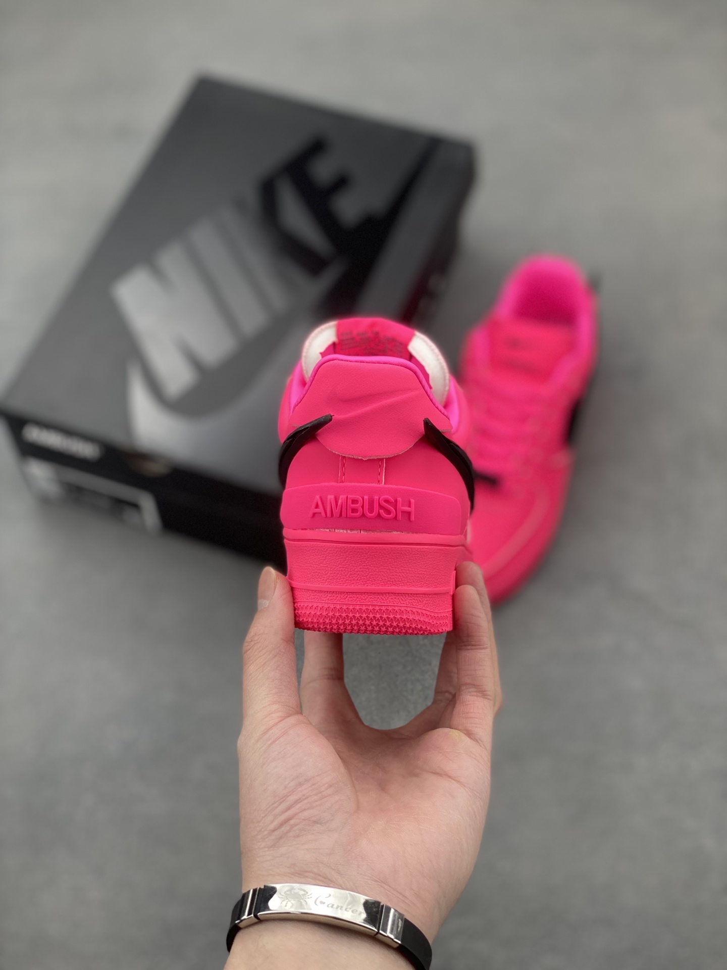 Nike x Ambush Air Force 1 Low Fuchsia Leather Sneakers - DV3464-020 5 i1743540459708 8486 0 3