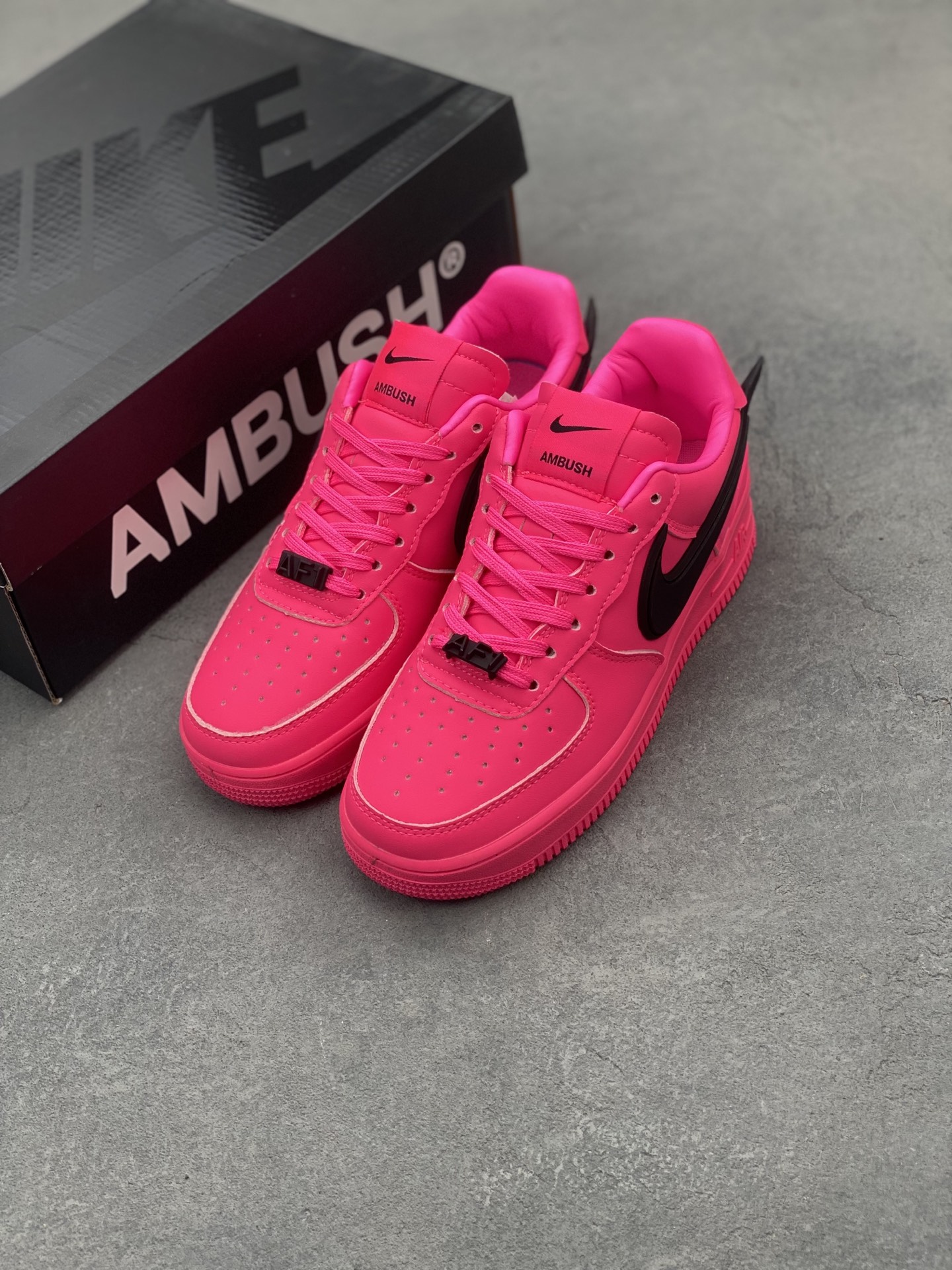Nike x Ambush Air Force 1 Low Fuchsia Leather Sneakers - DV3464-020 9 i1743540459722 2985 0 7