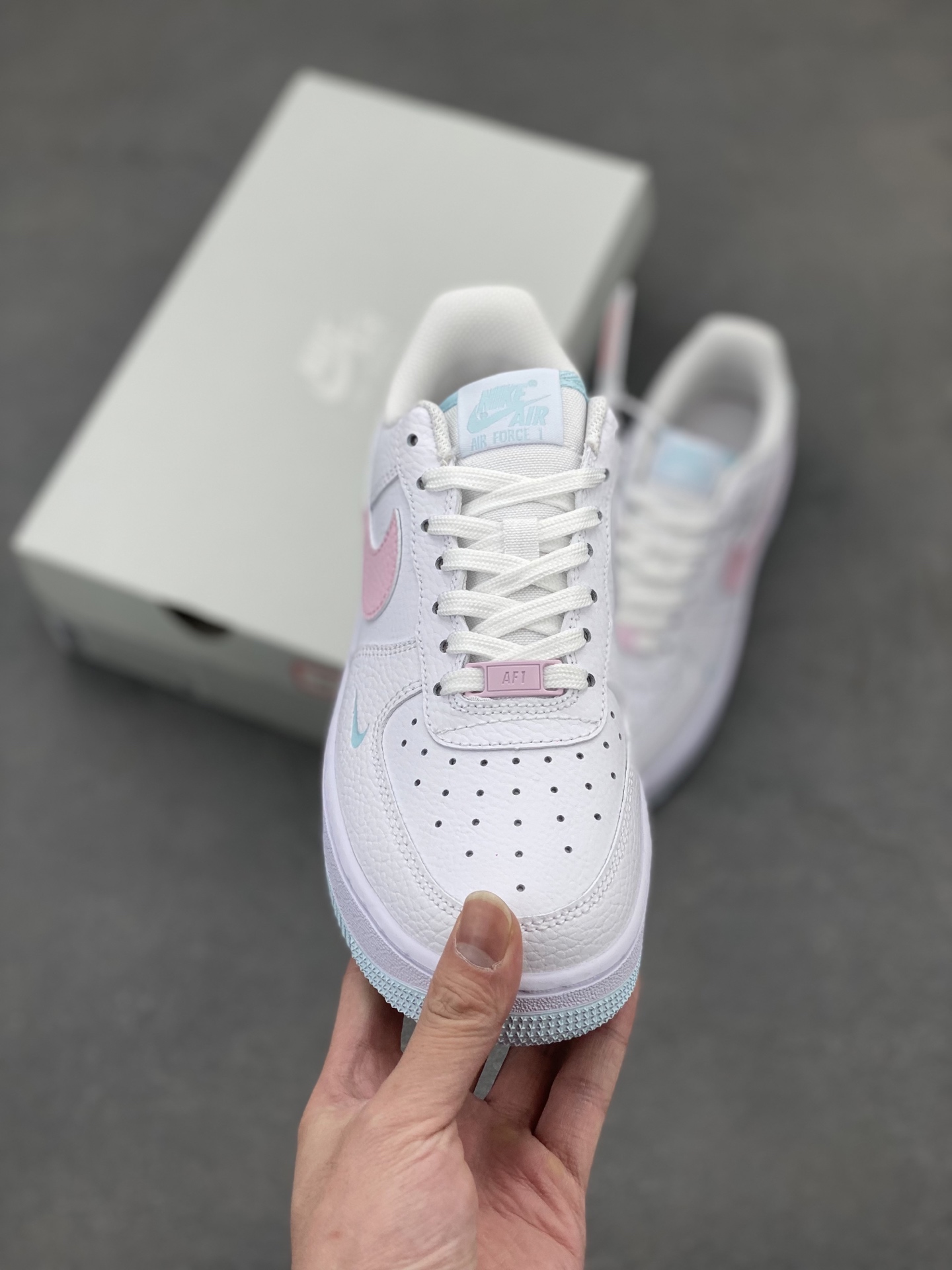 Nike Air Force 1 '07 Low White Pink Blue Casual Sneakers IH0640-161 3 i1743869218621 9349 0 1