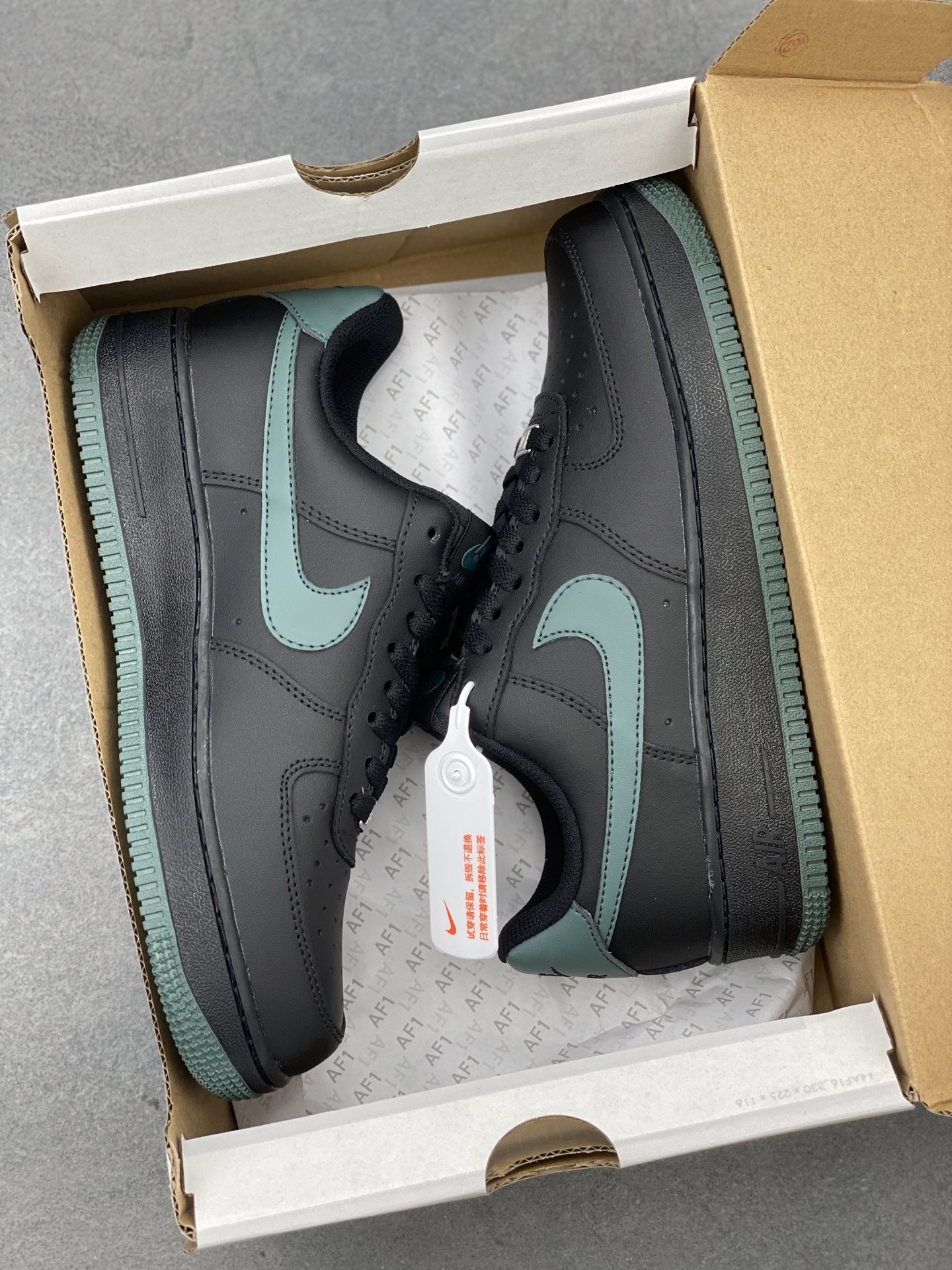 Nike Air Force 1 Low Black/Teal Athletic Shoe - FJ4146-001 10 i1743869326075 1913 0 8