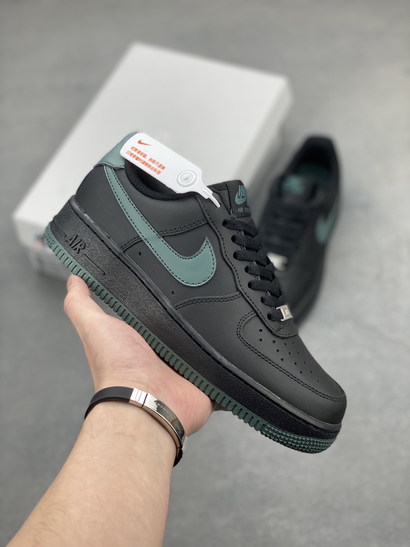 Nike Air Force 1 Low Black/Teal Athletic Shoe - FJ4146-001 2 i1743869326100 7858 0 0