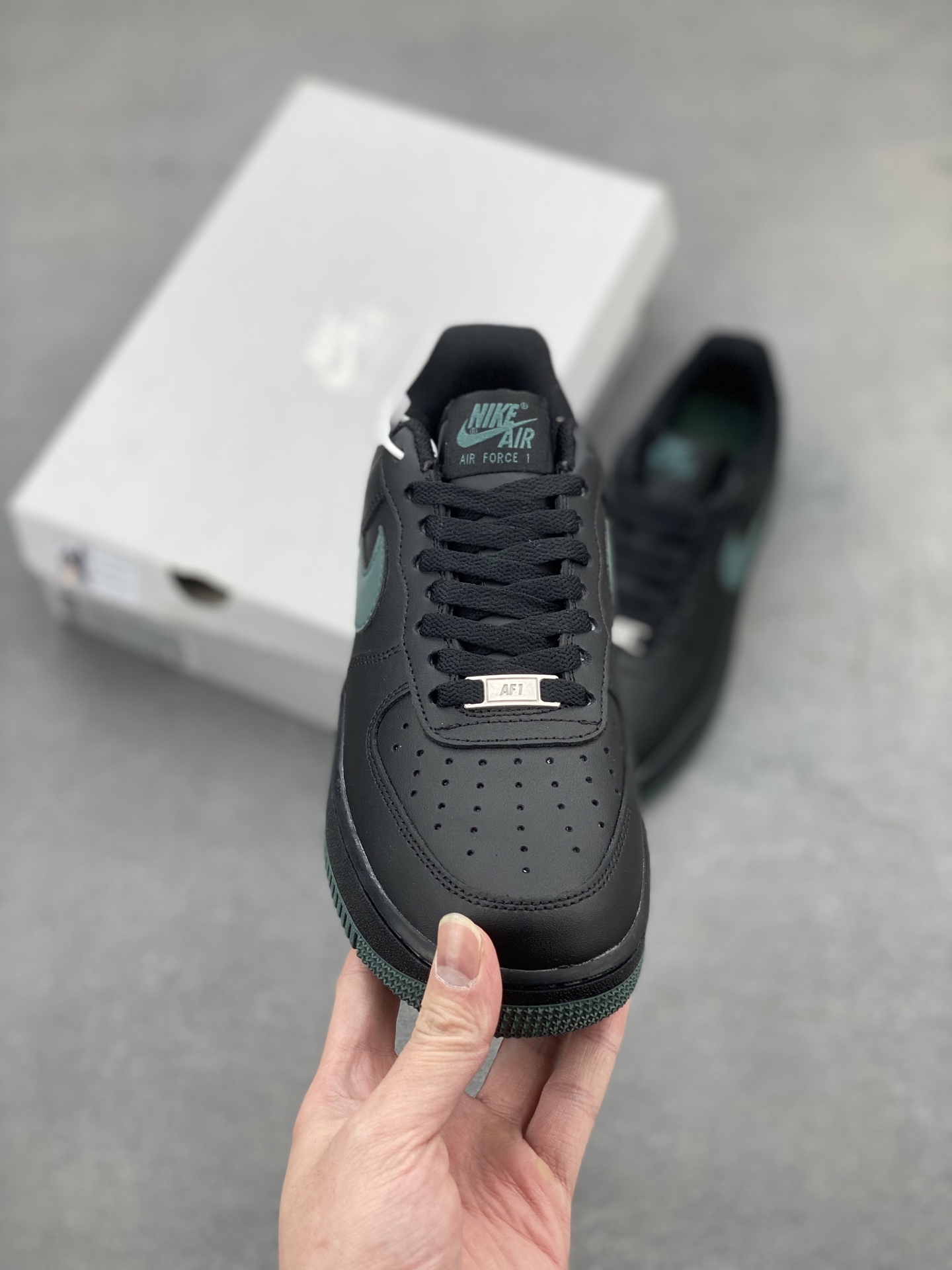Nike Air Force 1 Low Black/Teal Athletic Shoe - FJ4146-001 3 i1743869328528 4480 0 1