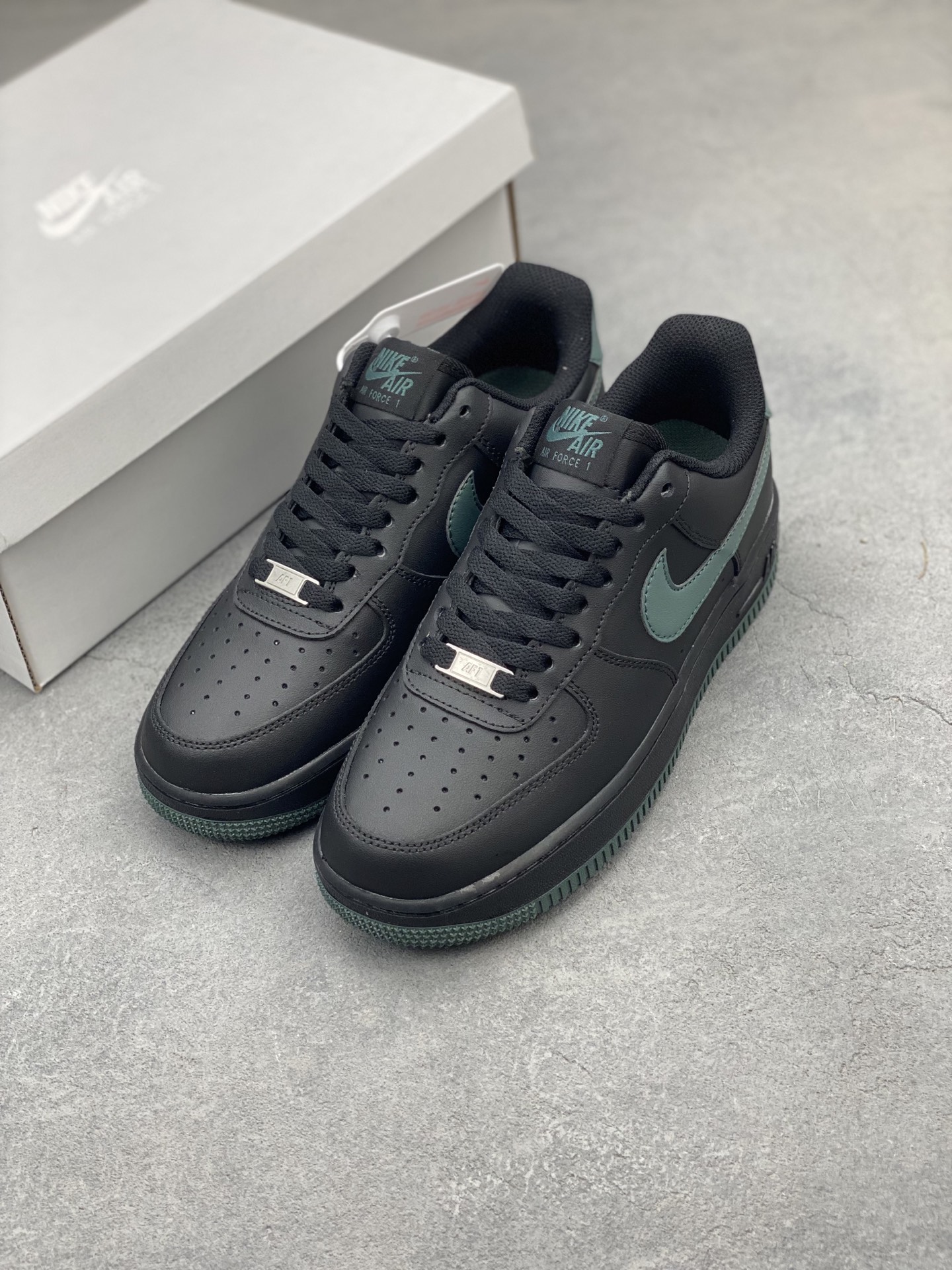 Nike Air Force 1 Low Black/Teal Athletic Shoe - FJ4146-001 9 i1743869330882 3601 0 7