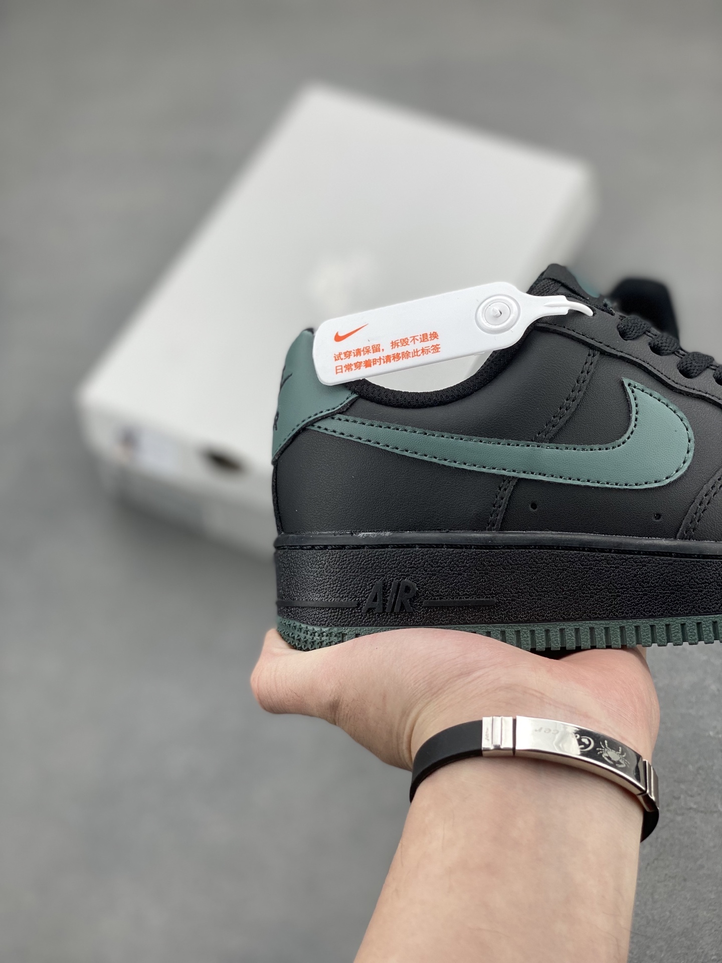 Nike Air Force 1 Low Black/Teal Athletic Shoe - FJ4146-001 6 i1743869331592 4813 0 4