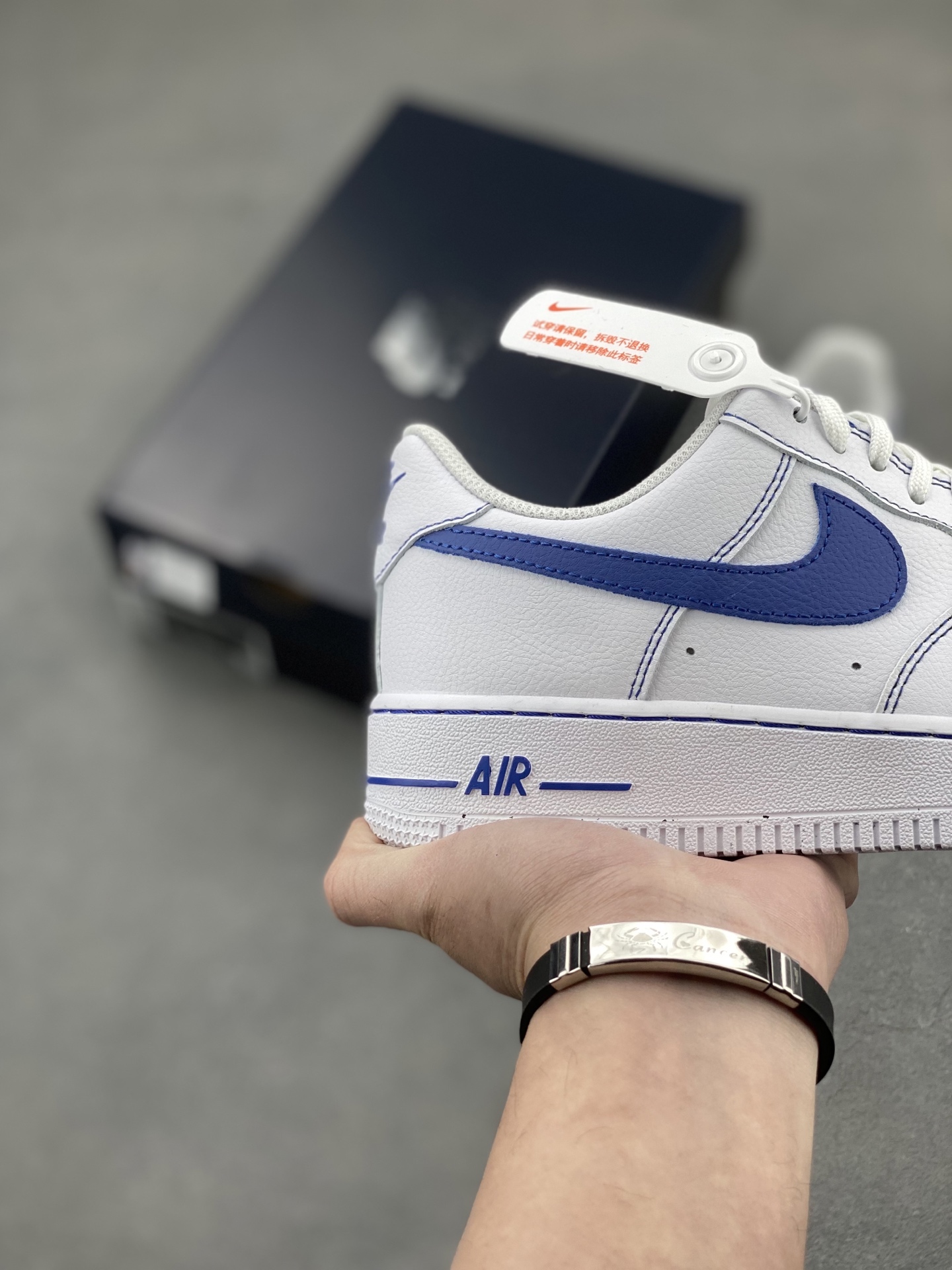 Nike Air Force 1 Low White Blue Stitching Casual Sneakers HQ2037-100 6 i1743869391148 8394 0 4