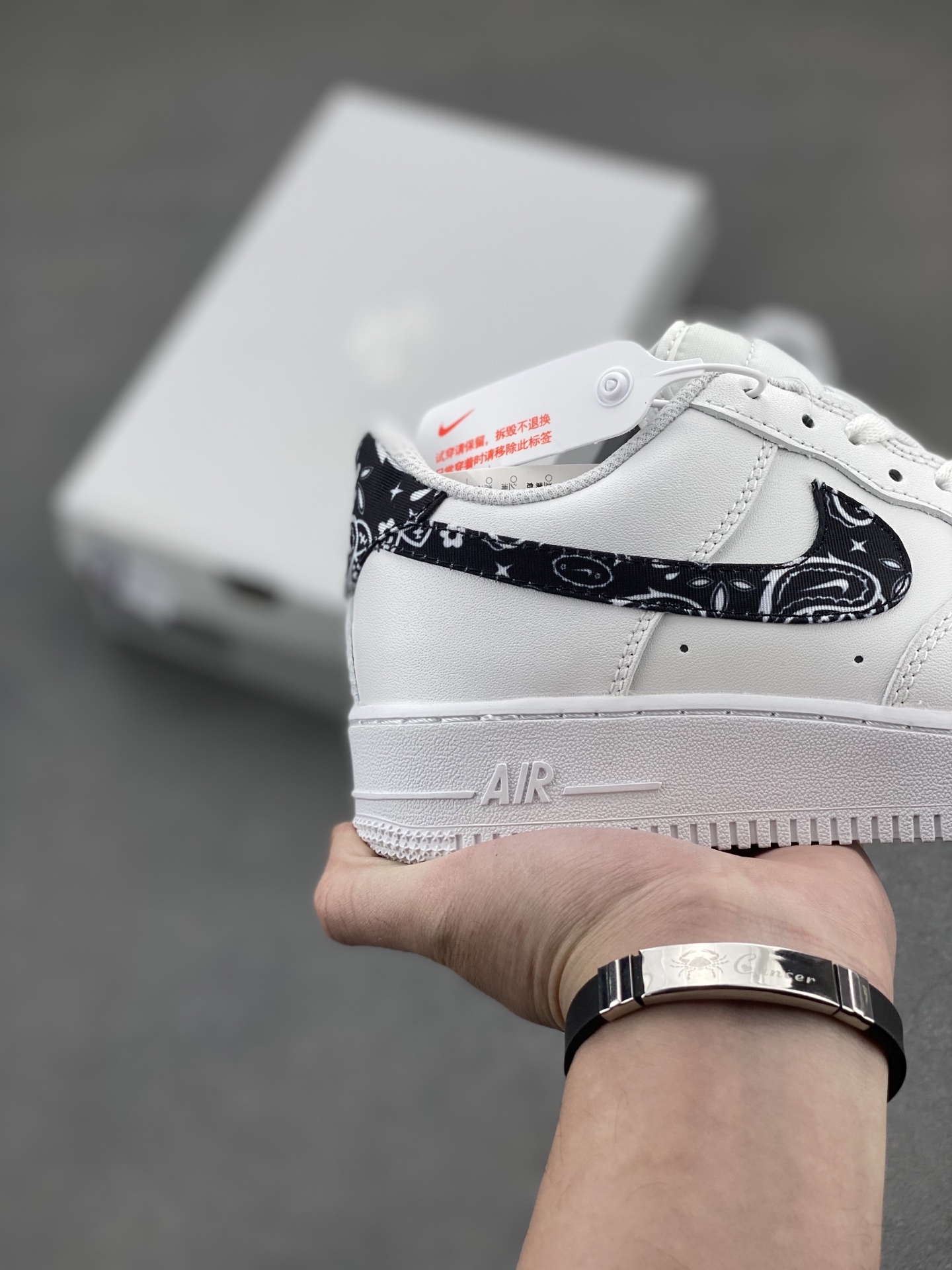Nike Air Force 1 Low White Paisley Casual Sneakers DH4406-101 6 i1743869577501 9271 0 4